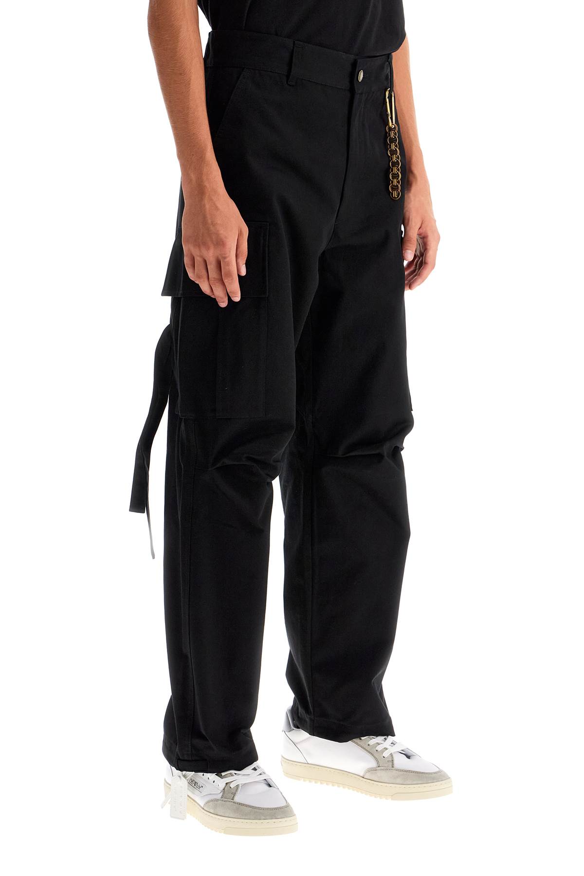 Shop Darkpark Laurent\n\nsaint Laurent Cargo Pants In Black (black)