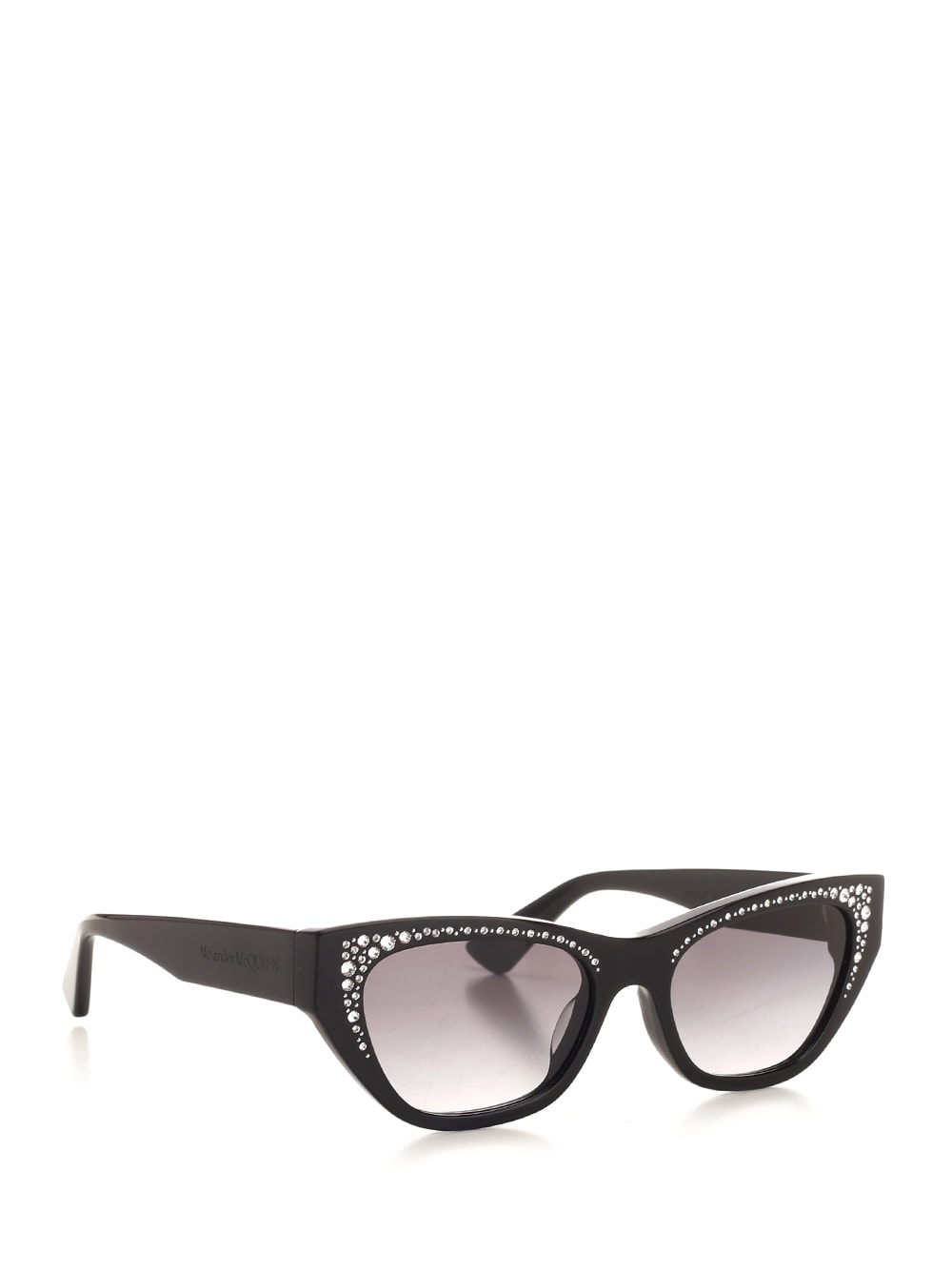 Alexander Mcqueen Cat-eye Sunglasses In Black