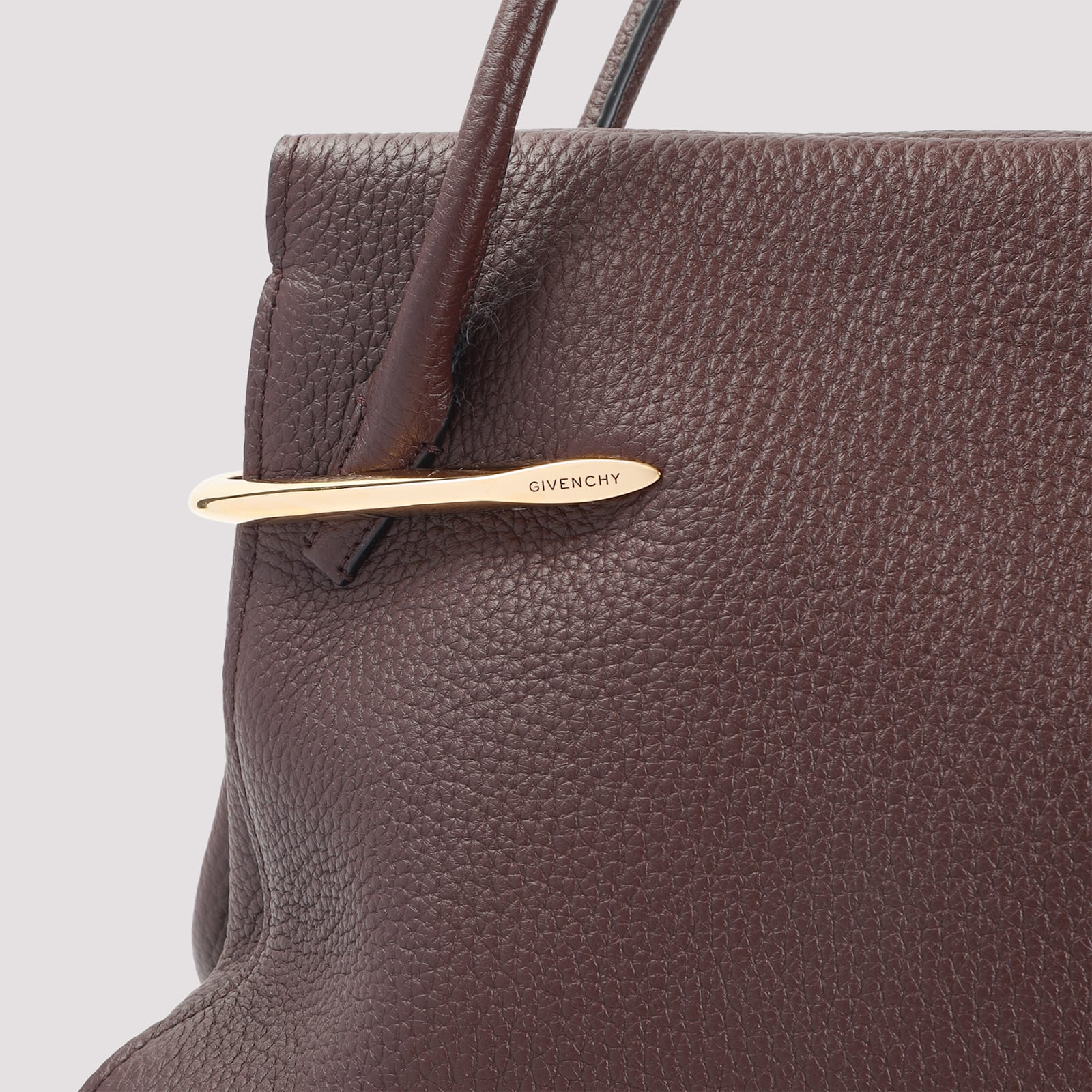 Givenchy Large Structured Shoulder Bag Gold-tone Hardware In Brown