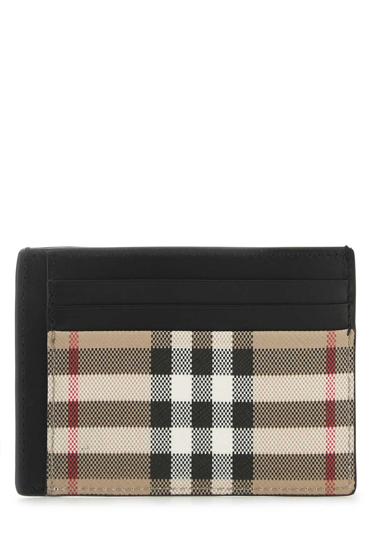 Shop Burberry Printed E-canvas Card Holder In A7026