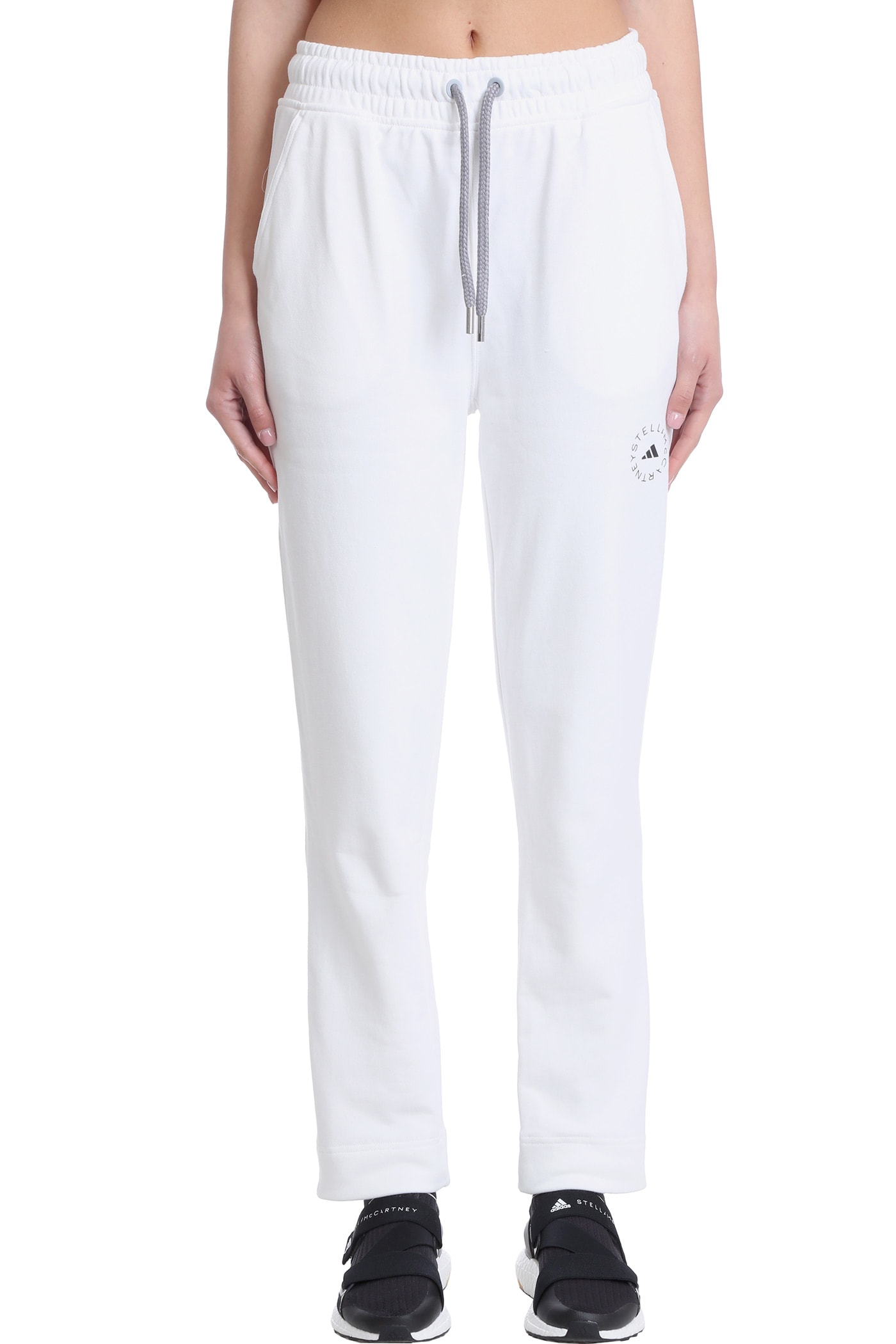 Adidas By Stella Mccartney Pants In White Cotton