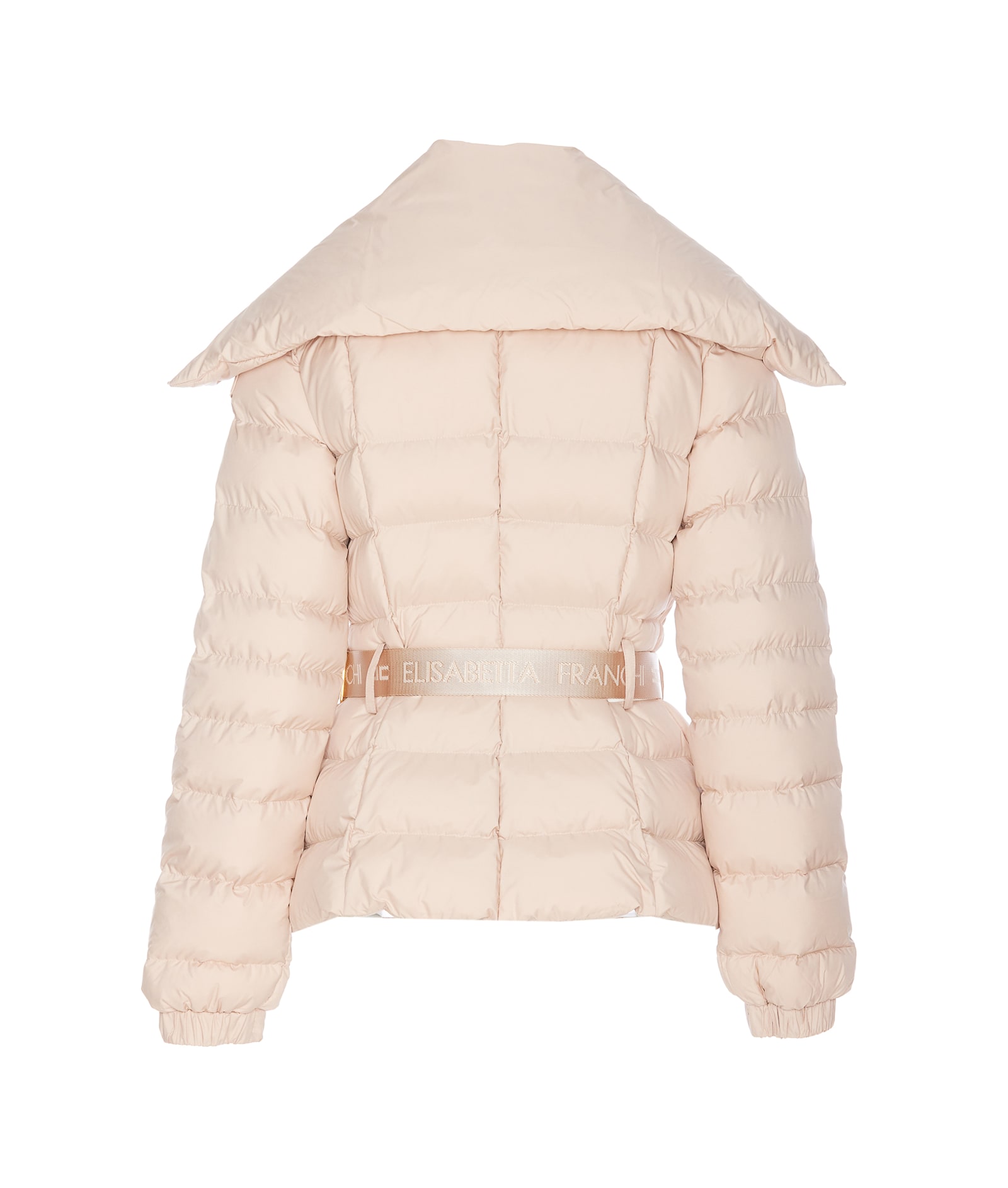 Elisabetta Franchi Padded Jacket In White