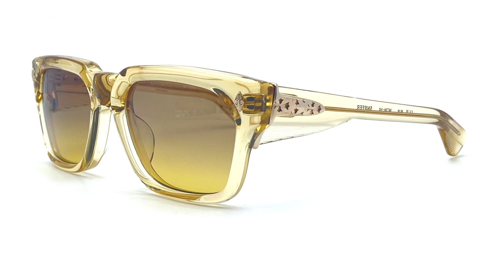 Shop Chrome Hearts Sniffer - Mellow Sunglasses In Beige