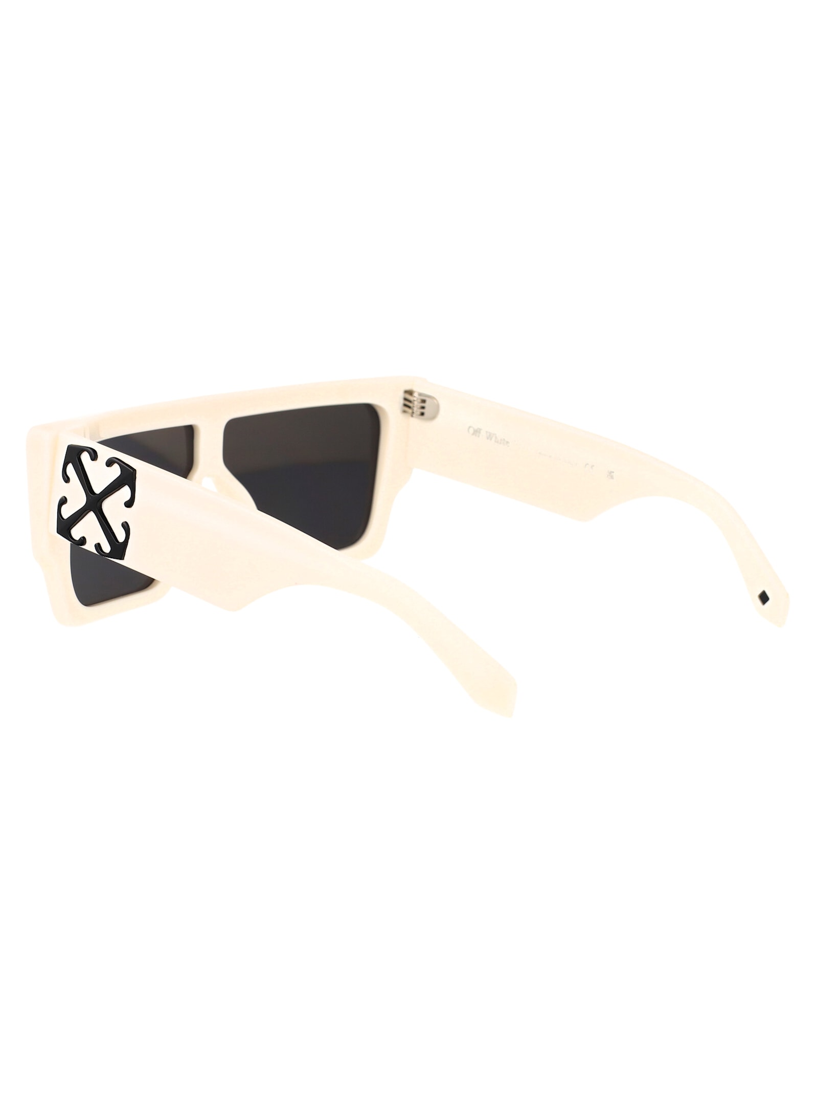Off-white Marion Sunglasses In White Dark Grey