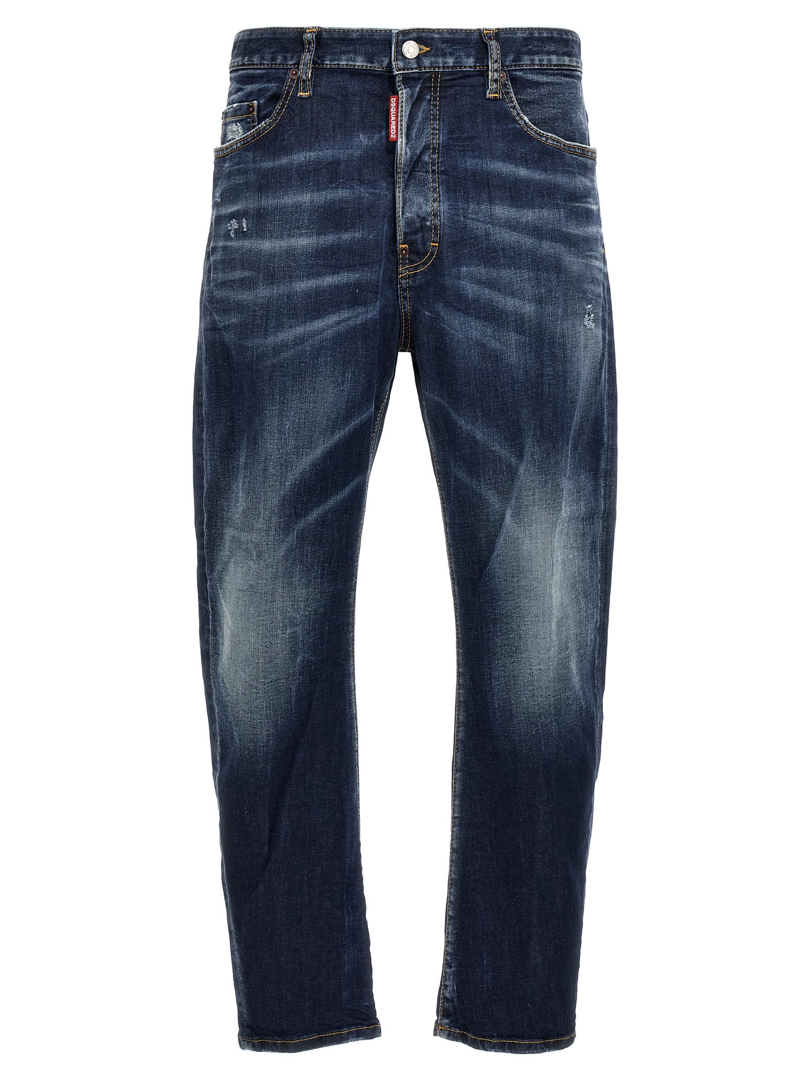 Shop Dsquared2 Bro Jeans In Blue
