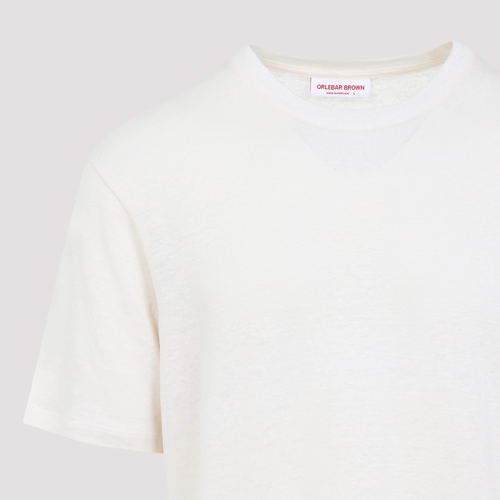 Orlebar Brown Ob Standard Crewneck T-shirt In Latte