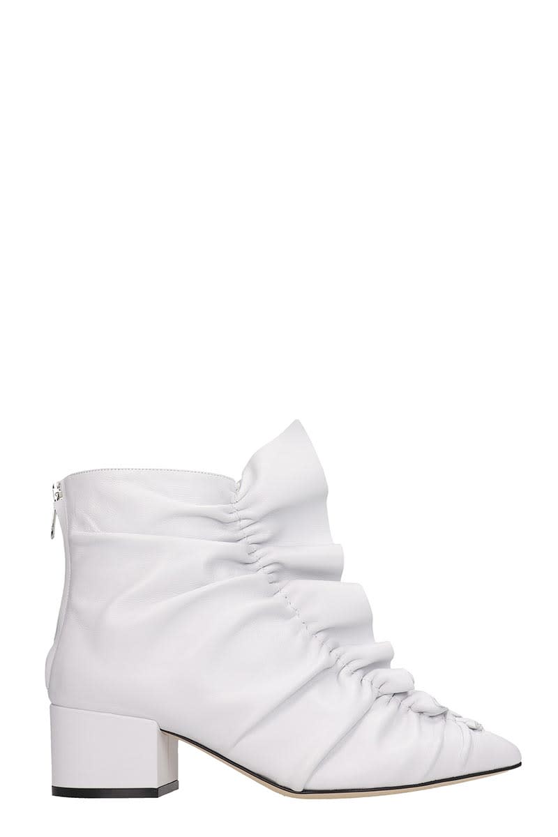 sergio rossi white boots