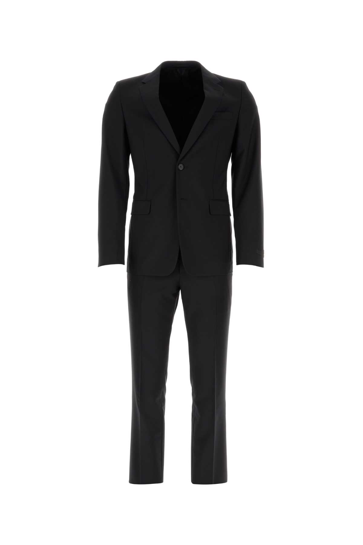 Shop Prada Midnight Blue Wool Blend Suit In F0008
