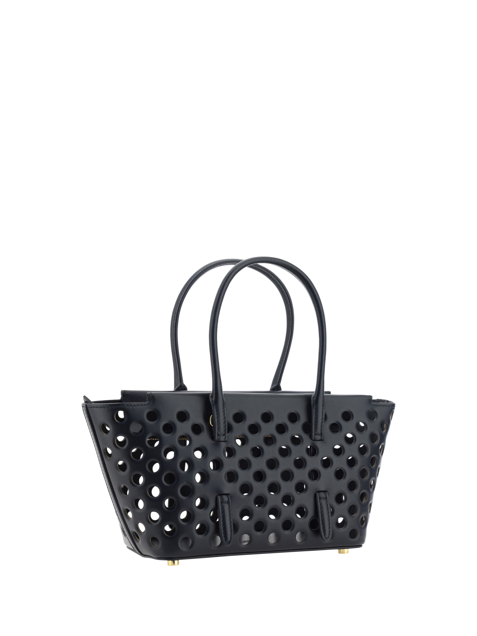 Shop Alaïa Neo Mina Shoulder Bag In Noir