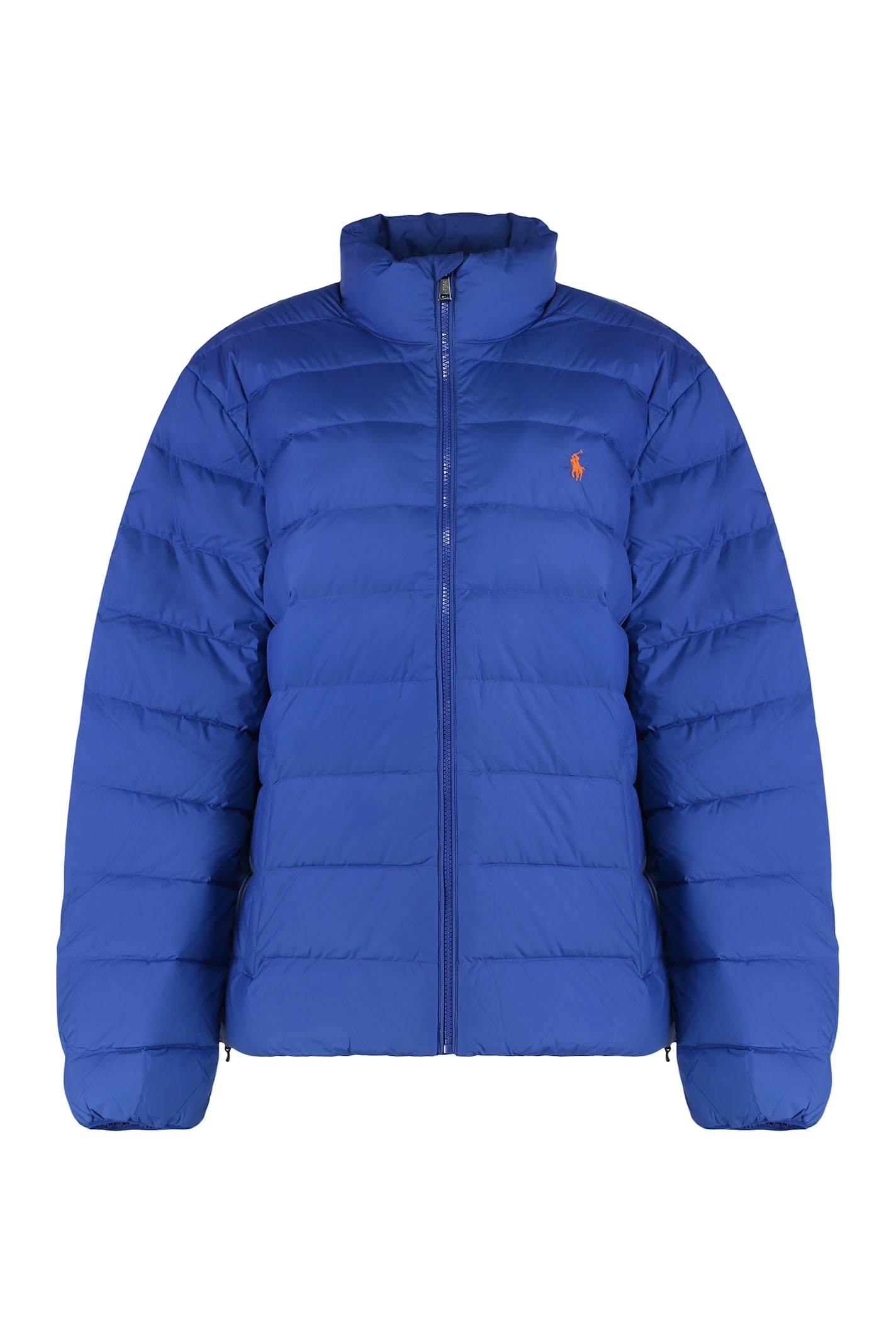 Polo Ralph Lauren Down Jacket In Technical Fabric In Blue
