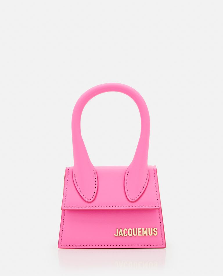 Shop Jacquemus Le Chiquito Leather Mini Bag In Pink
