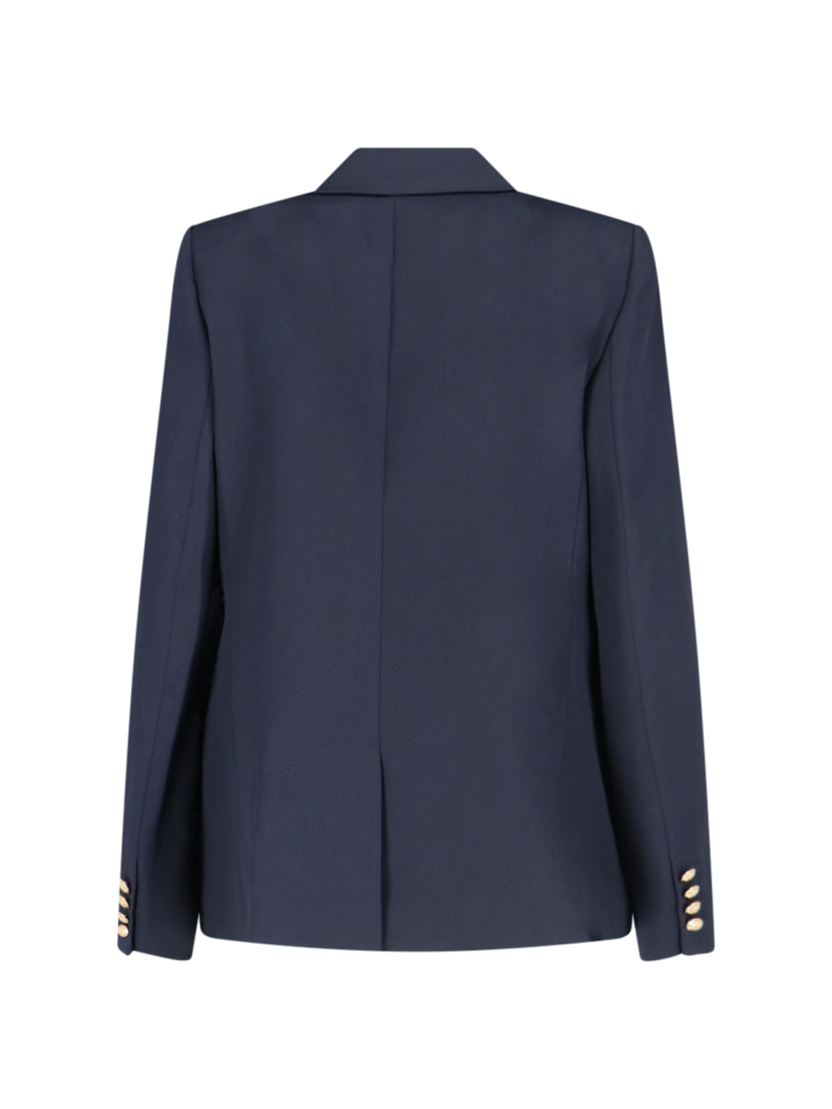 Shop Nili Lotan Veda Double-breasted Jacket In Blue