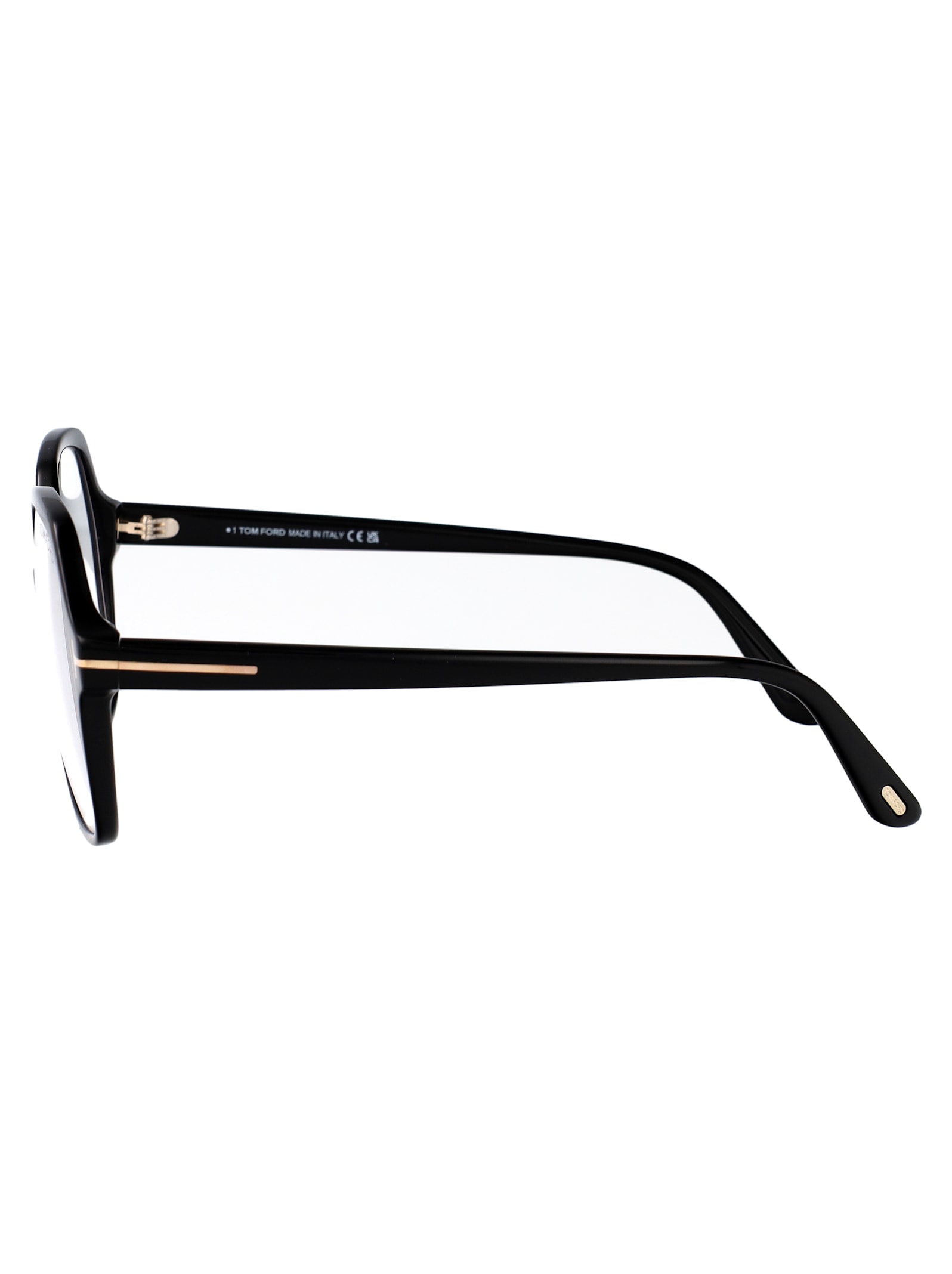 Tom Ford Nero Lucido Acetate Glasses In Black