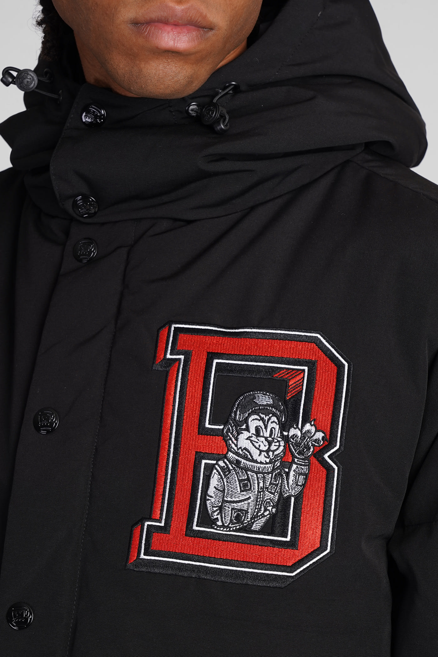 Shop Billionaire Boys Club Puffer In Black Polyamide