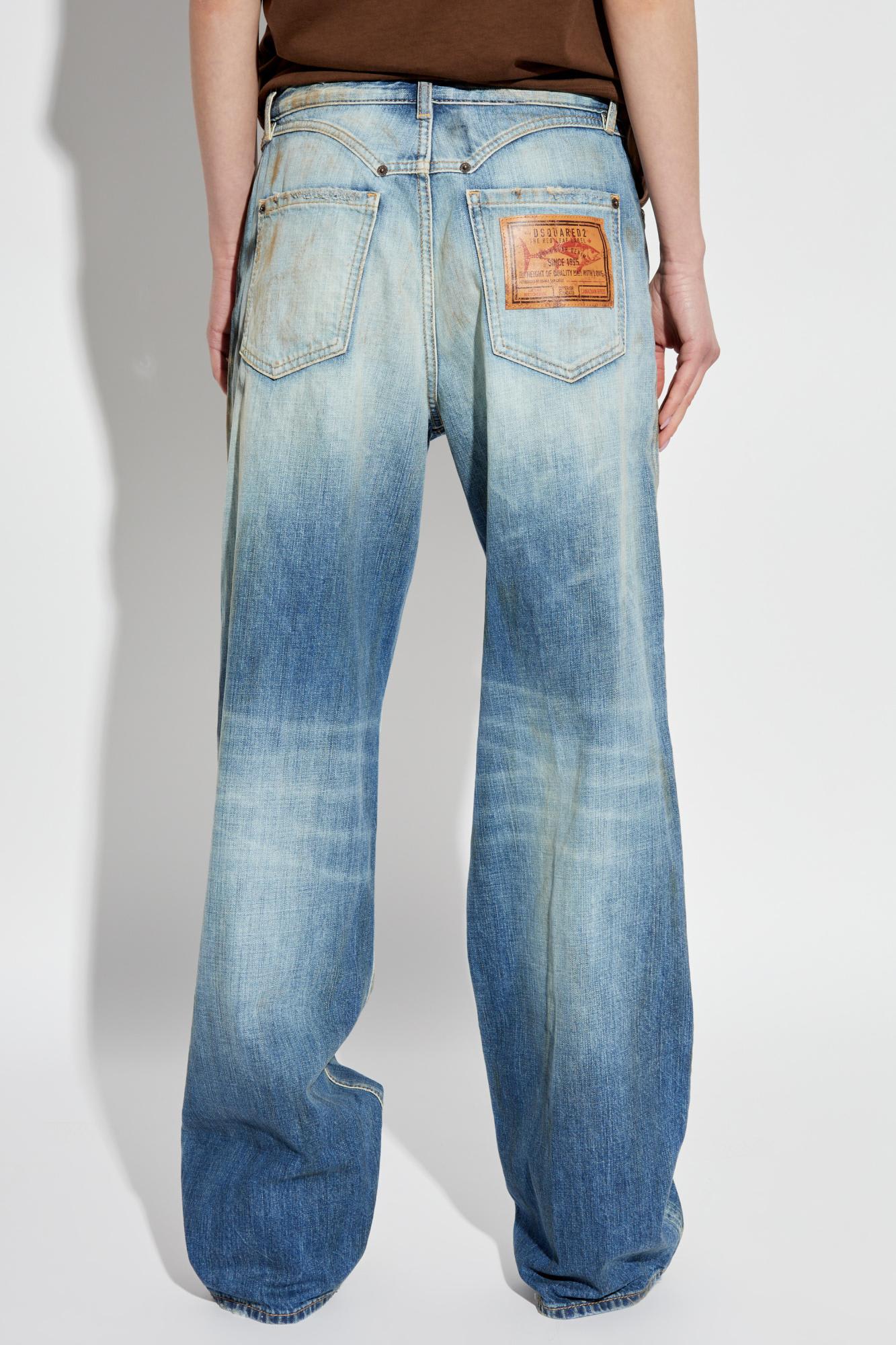 Shop Dsquared2 Jeans San Diego In Blue