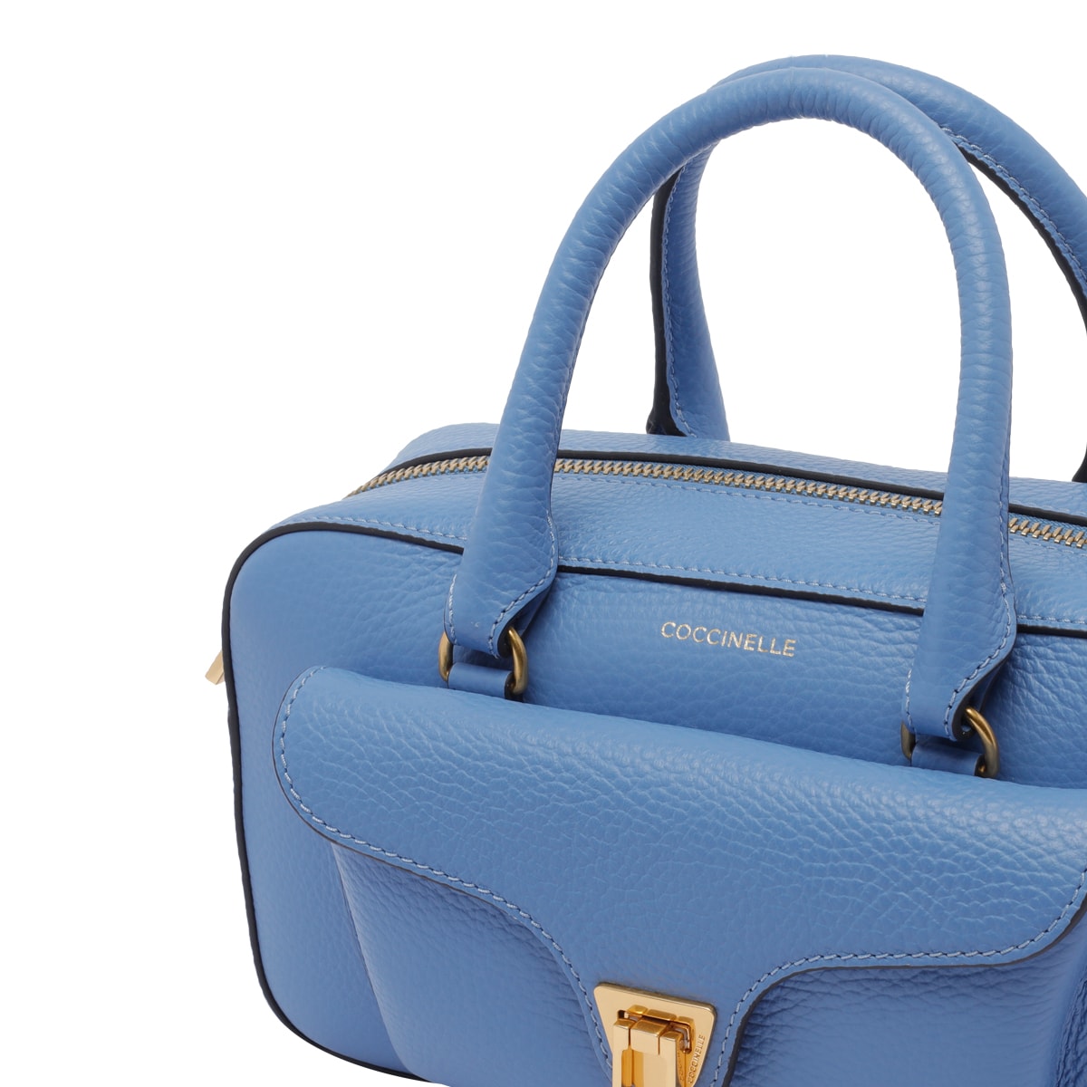 Shop Coccinelle Soft Beat Handbag In Blue