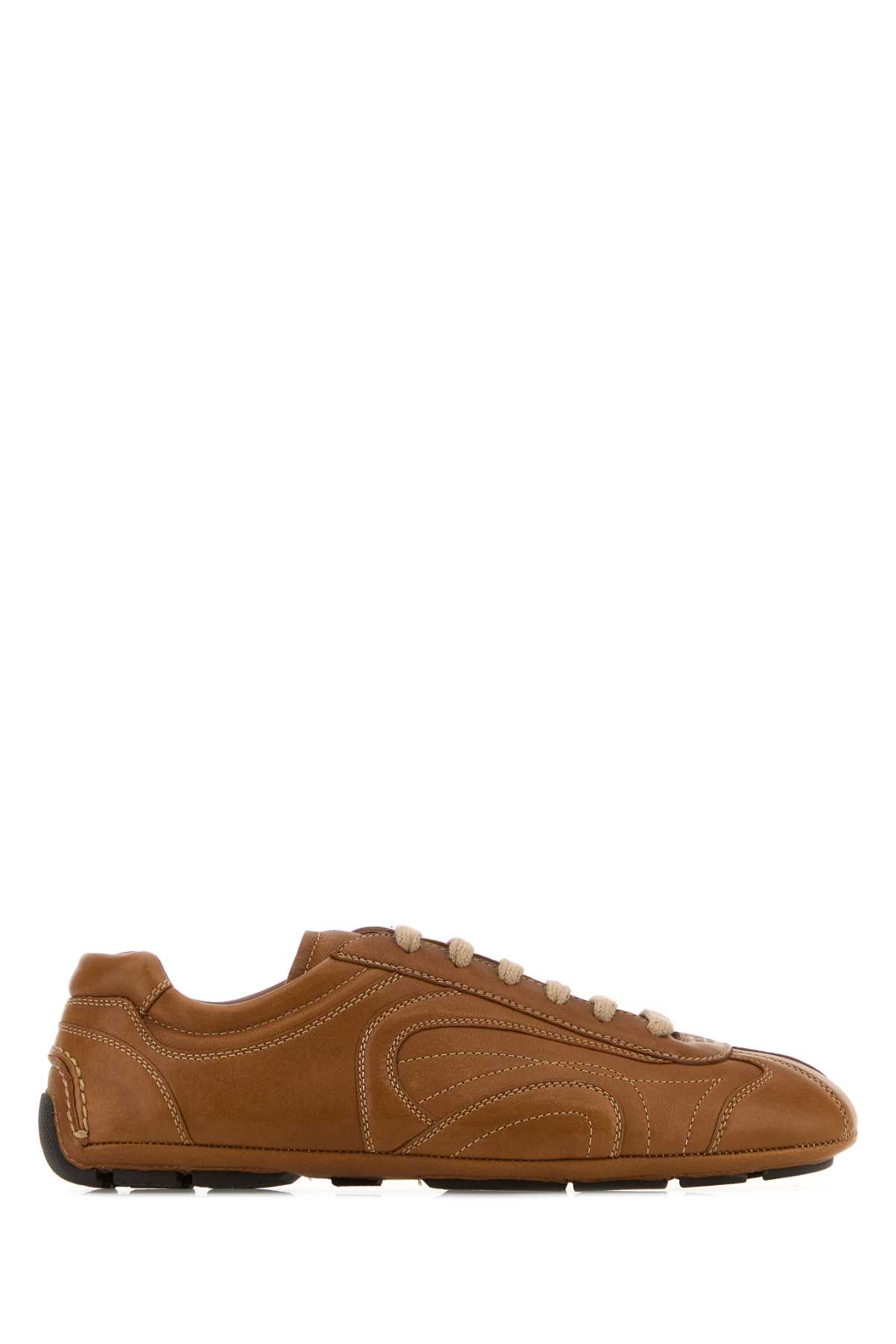 Prada Caramel Nappa Leather Montecarlo Re-edition 2005 Sneakers