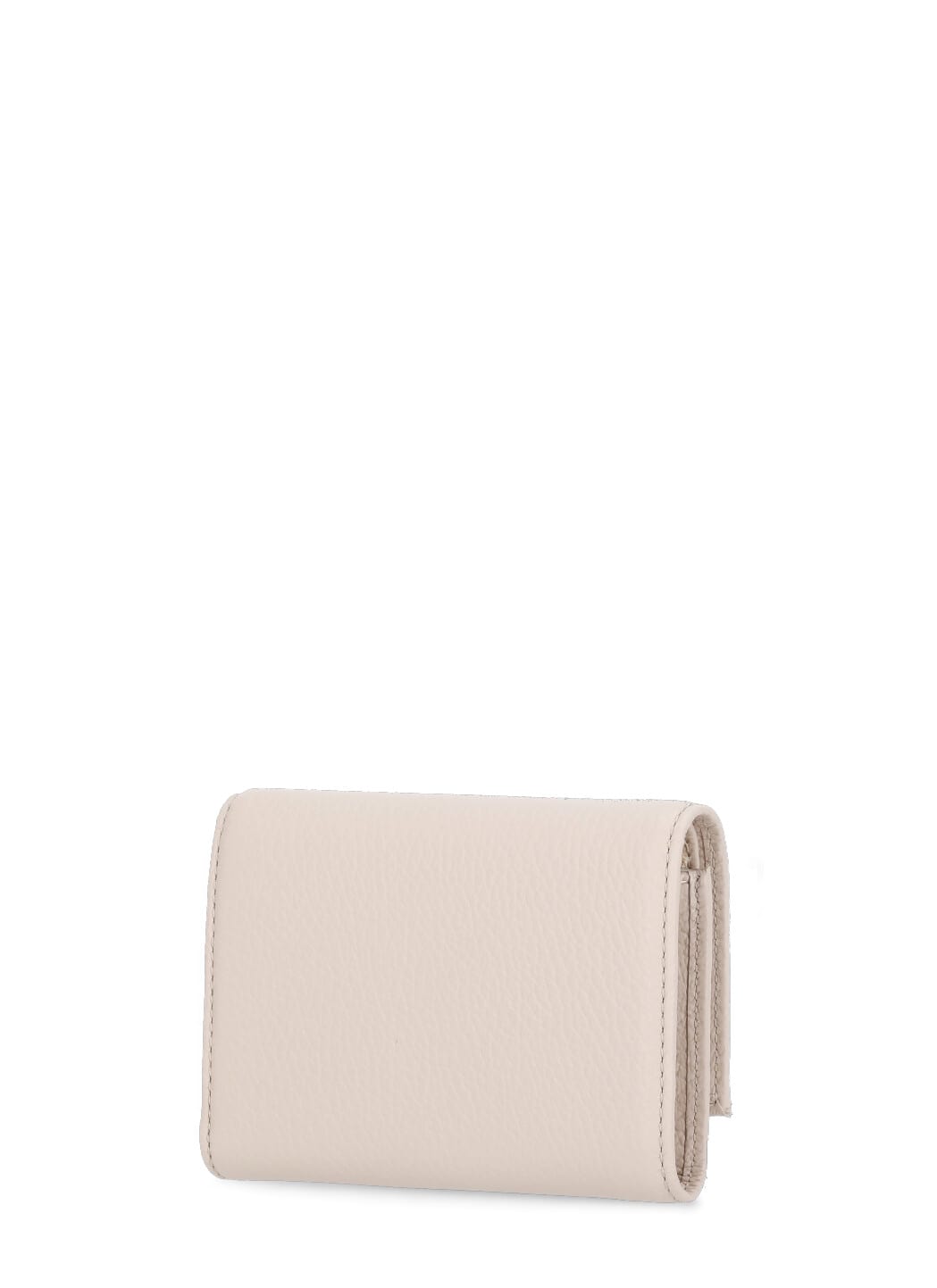 Coccinelle Metallic Soft Wallet In Neutral