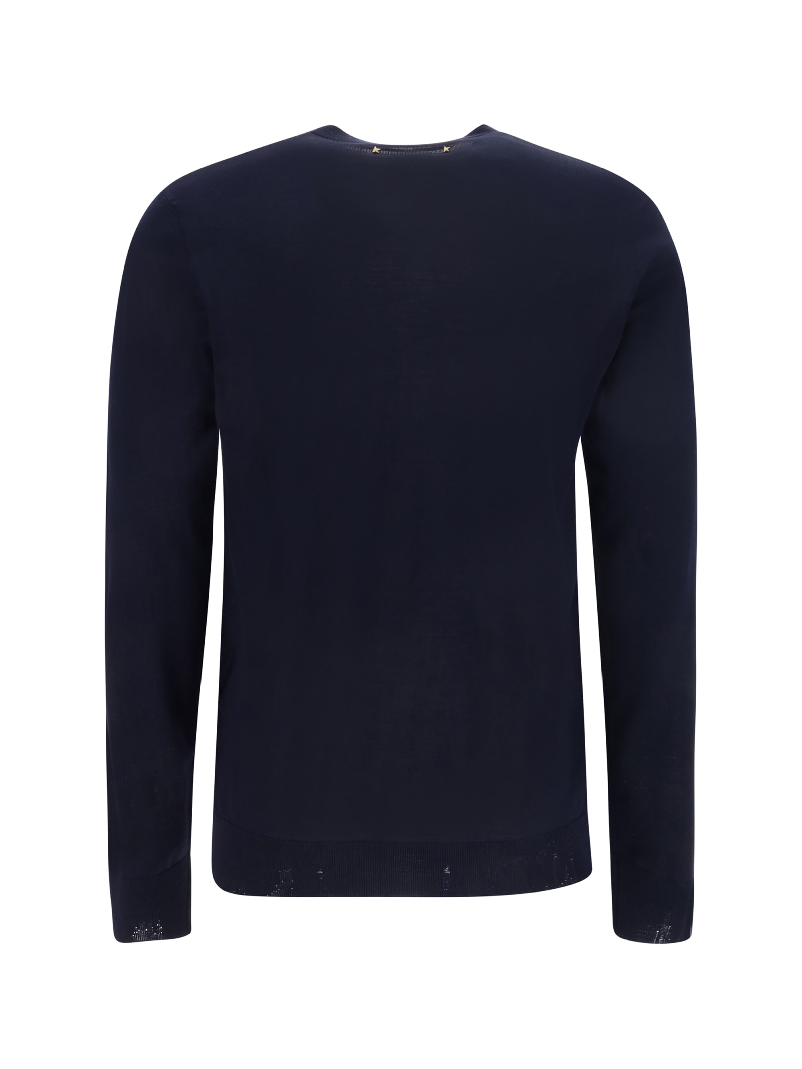 Shop Golden Goose Golden Sweater In Navy