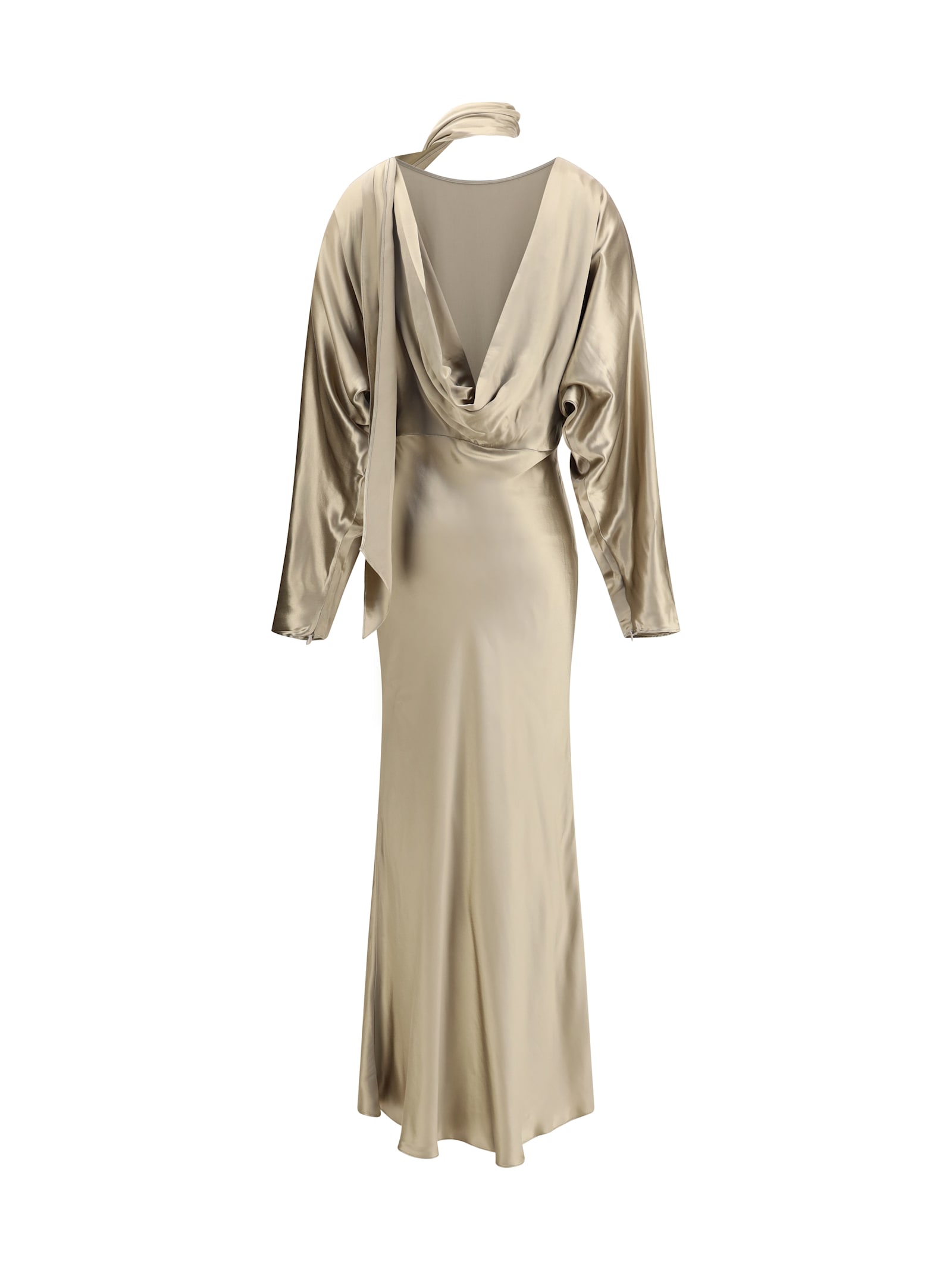 The Andamane Zizi Long Dress In Neutral