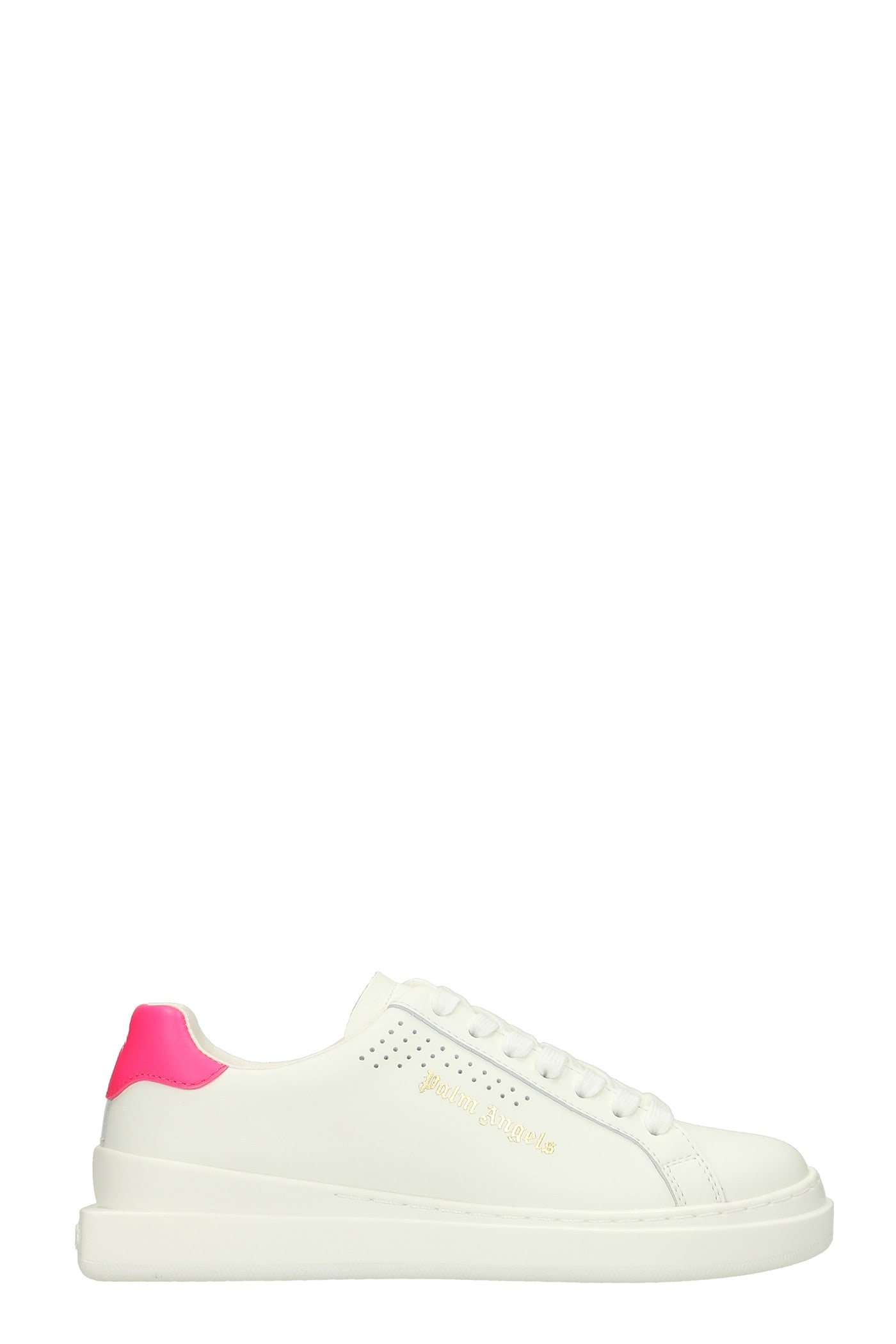 Palm Angels Sneakers In White Leather