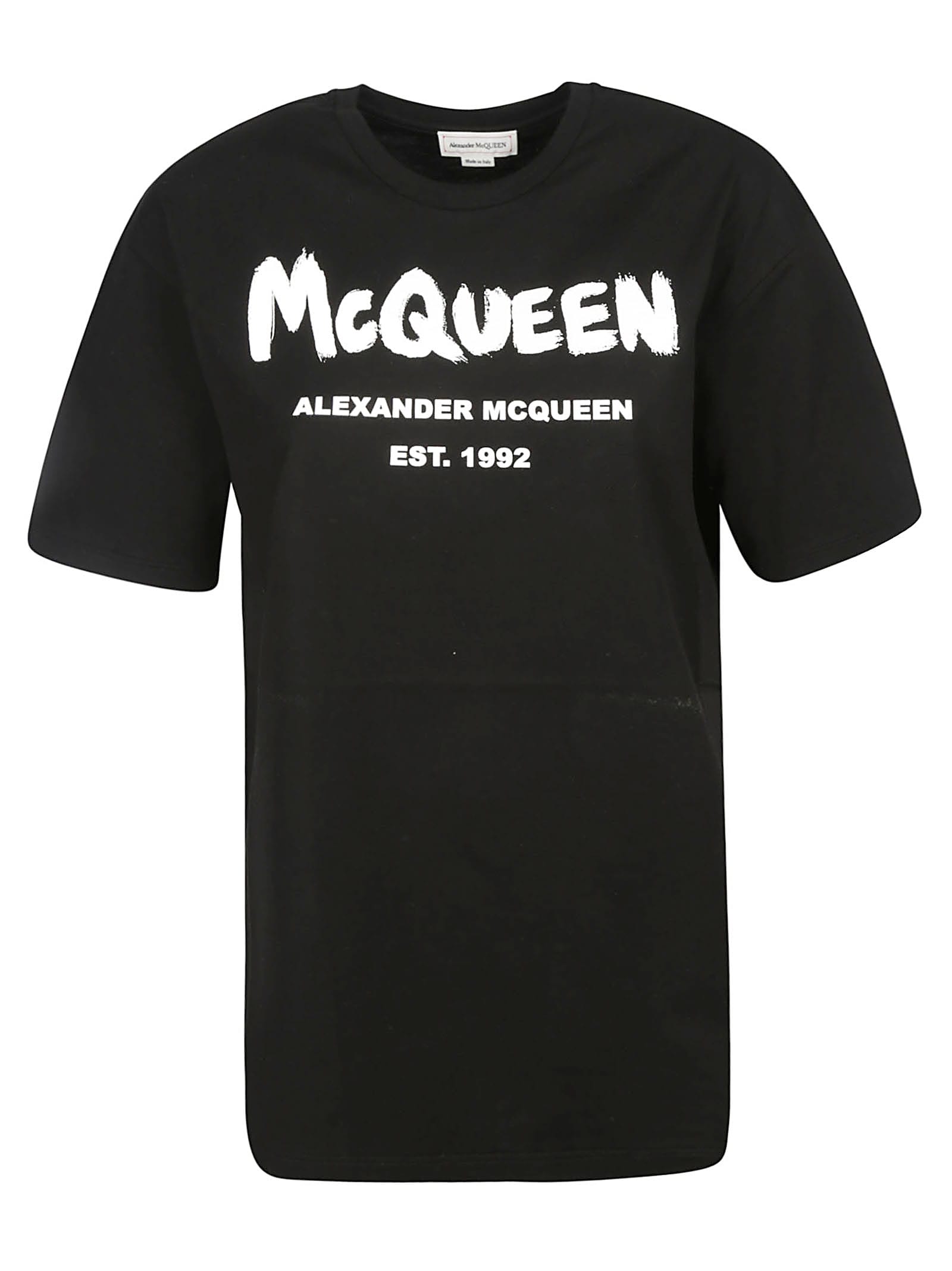 Alexander McQueen Logo Paint T-shirt