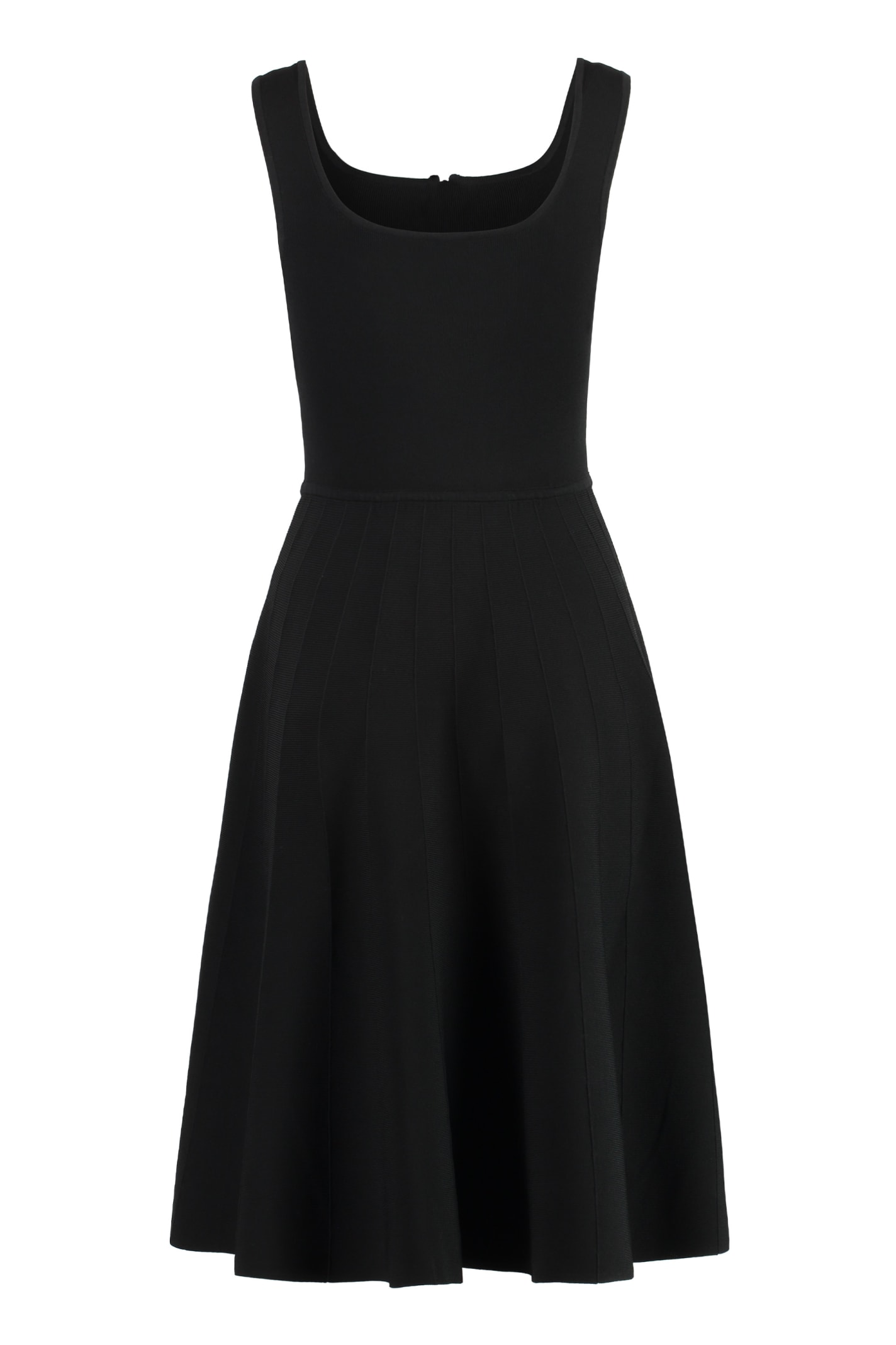 Shop Pinko Tumbler Viscose Dress In Black