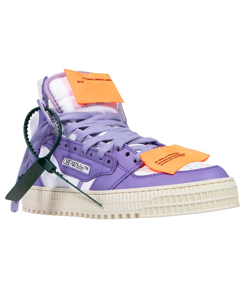 Off-white High-top Sneakers In Purple