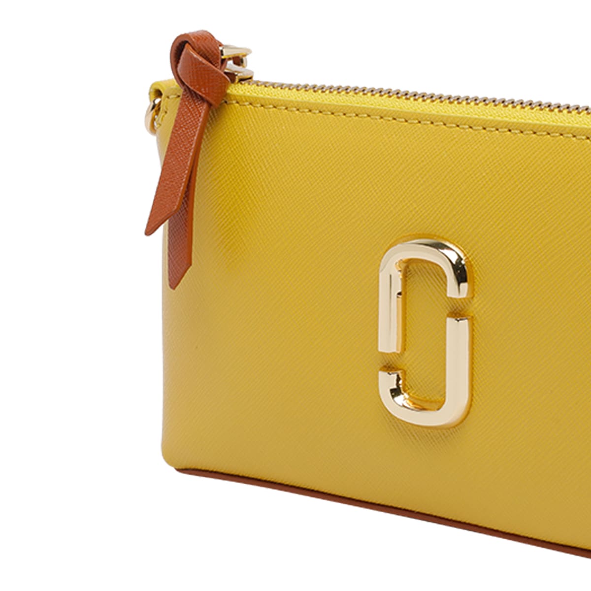 Marc Jacobs The Snapshot Wristlet Pochette In Yellow