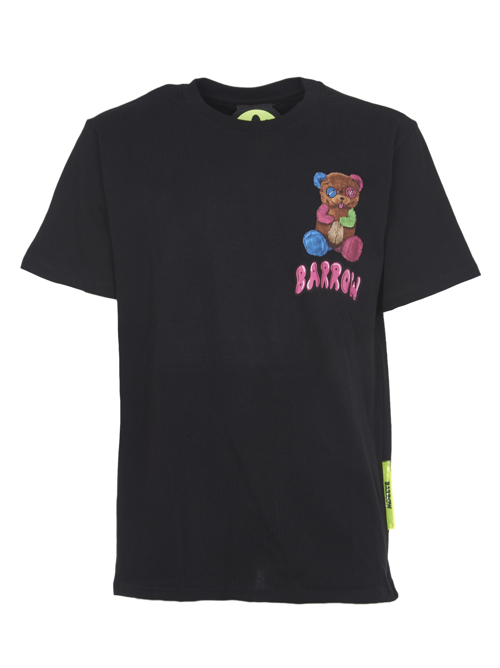 Barrow Black T-shirt With Teddy Print