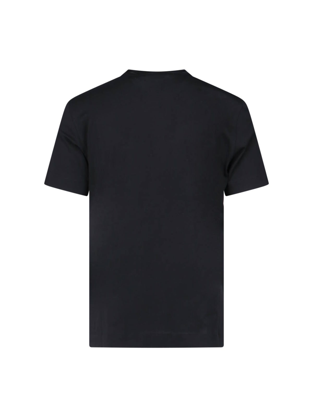 Shop Zegna Logo T-shirt In Black