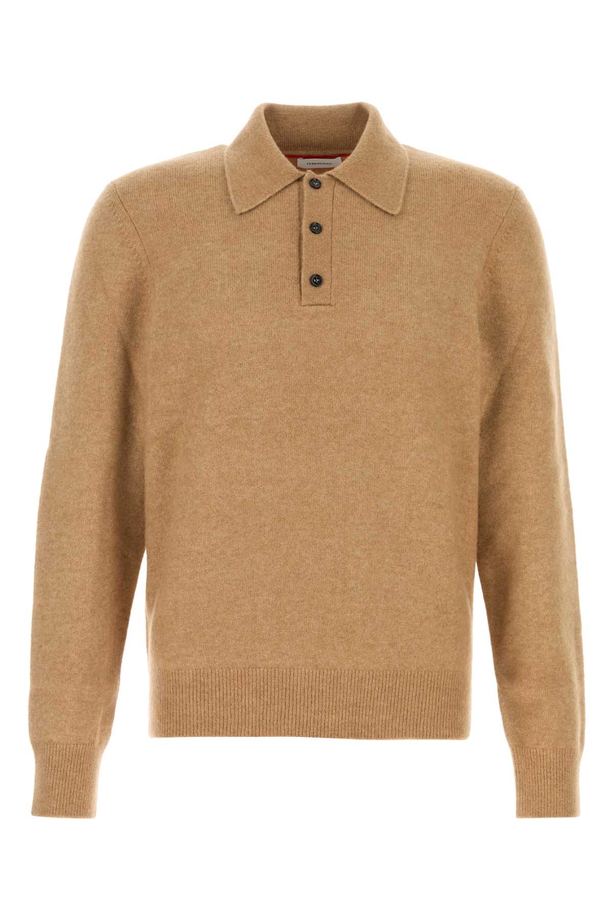 Stretch Camel Blend Polo Shirt