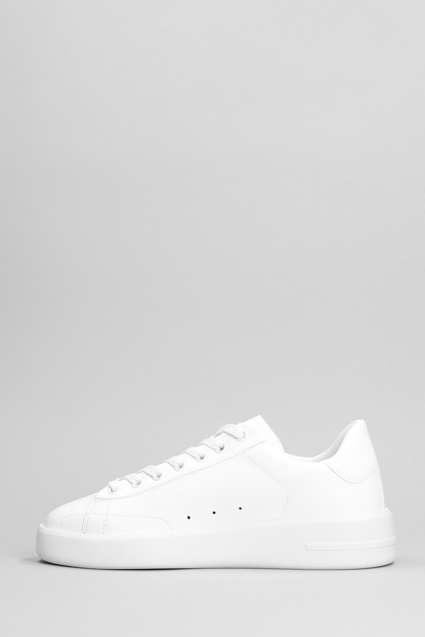 Shop Golden Goose Pure Star Sneakers In White Leather