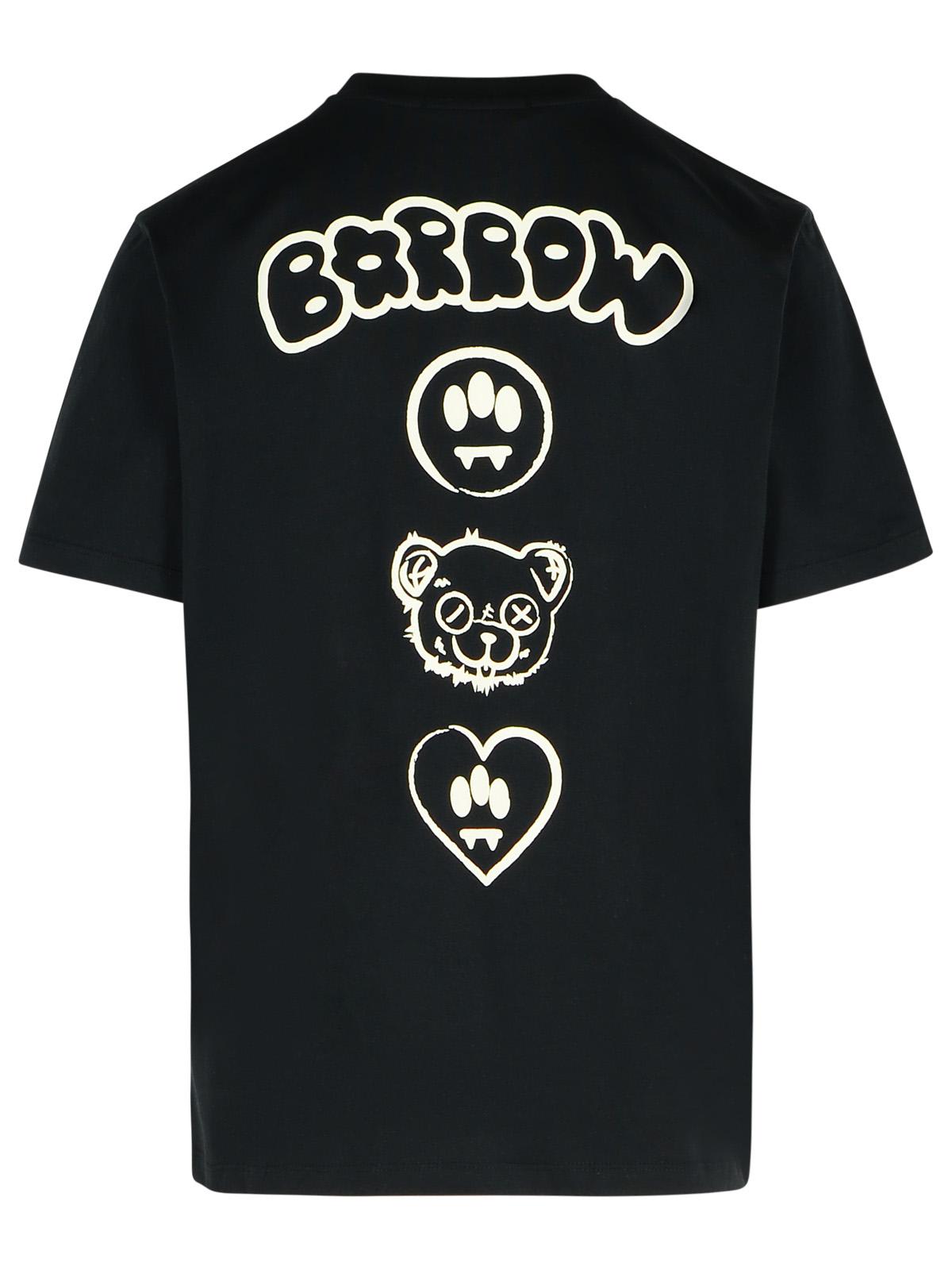 Tシャツ・カットソー BARROW Cotton t-shirt frontal back logo print Barrow T-shirt In Cotone Con Stampa Logo Frontale E