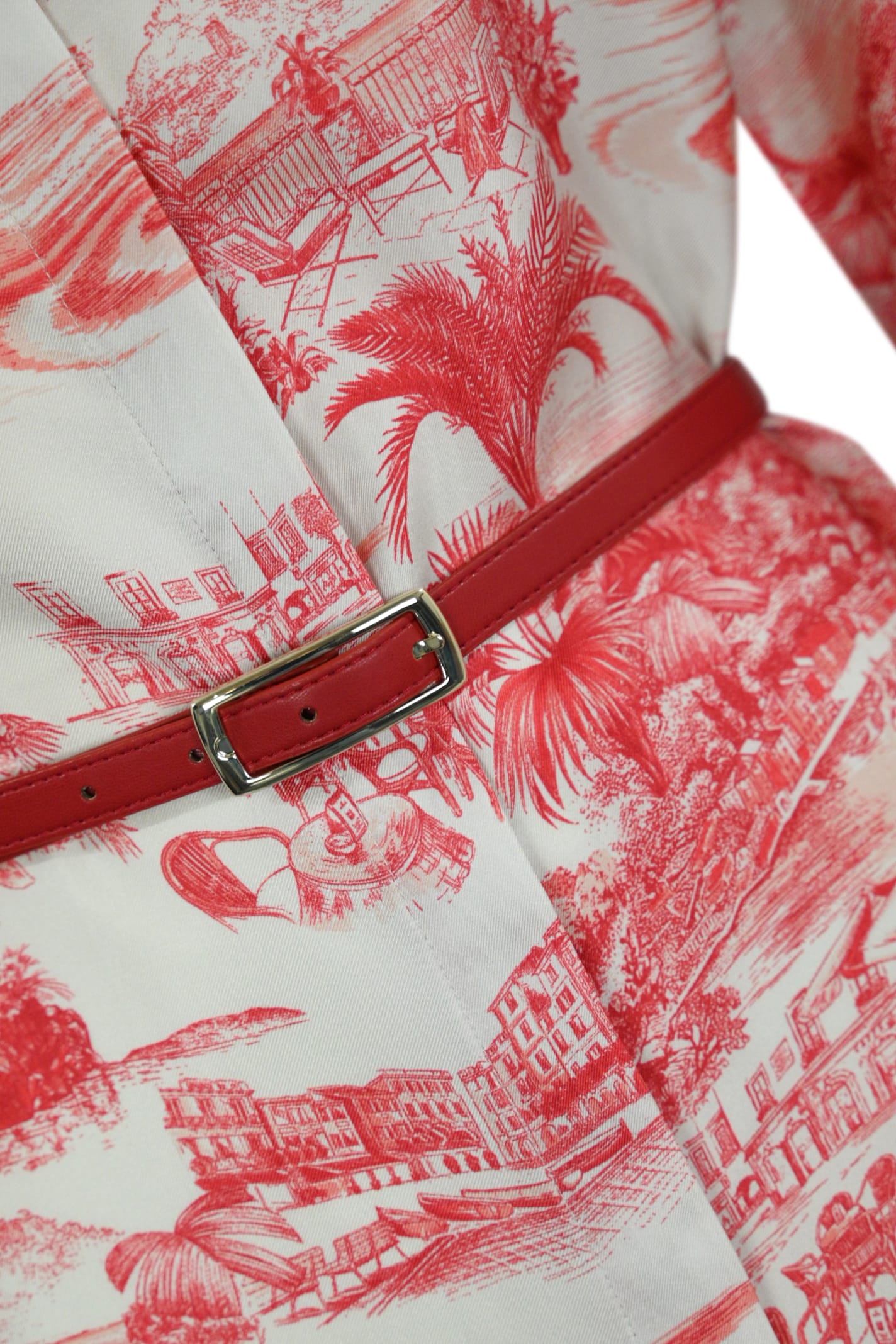 MAX MARA SVELTO SHIRT DRESS IN SILK WITH PRINT