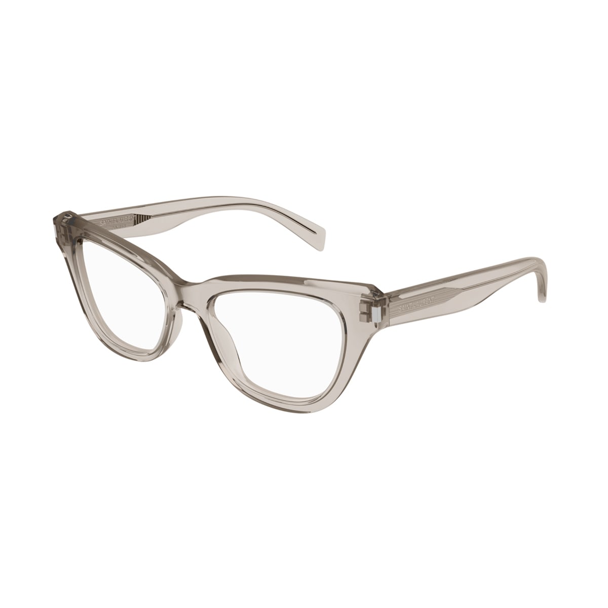 Shop Saint Laurent Sl 472 Linea New Wave 005 Beige Glasses