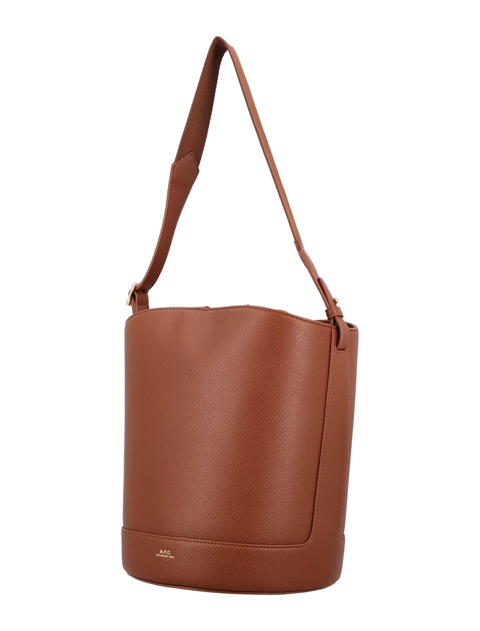 Shop Apc Ana Bucket Bag In Hazelnut