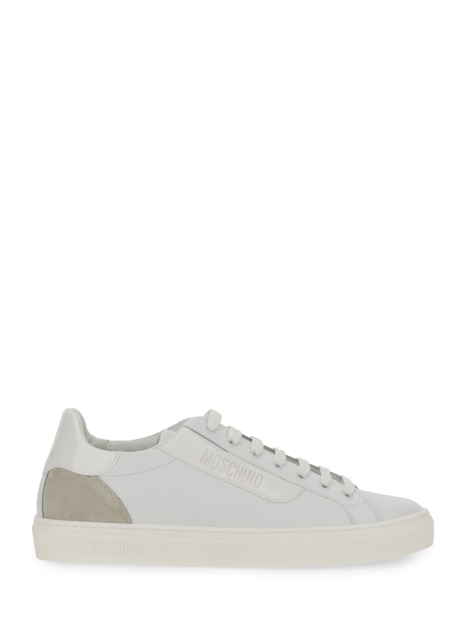 Moschino Sneakers With Logo in White