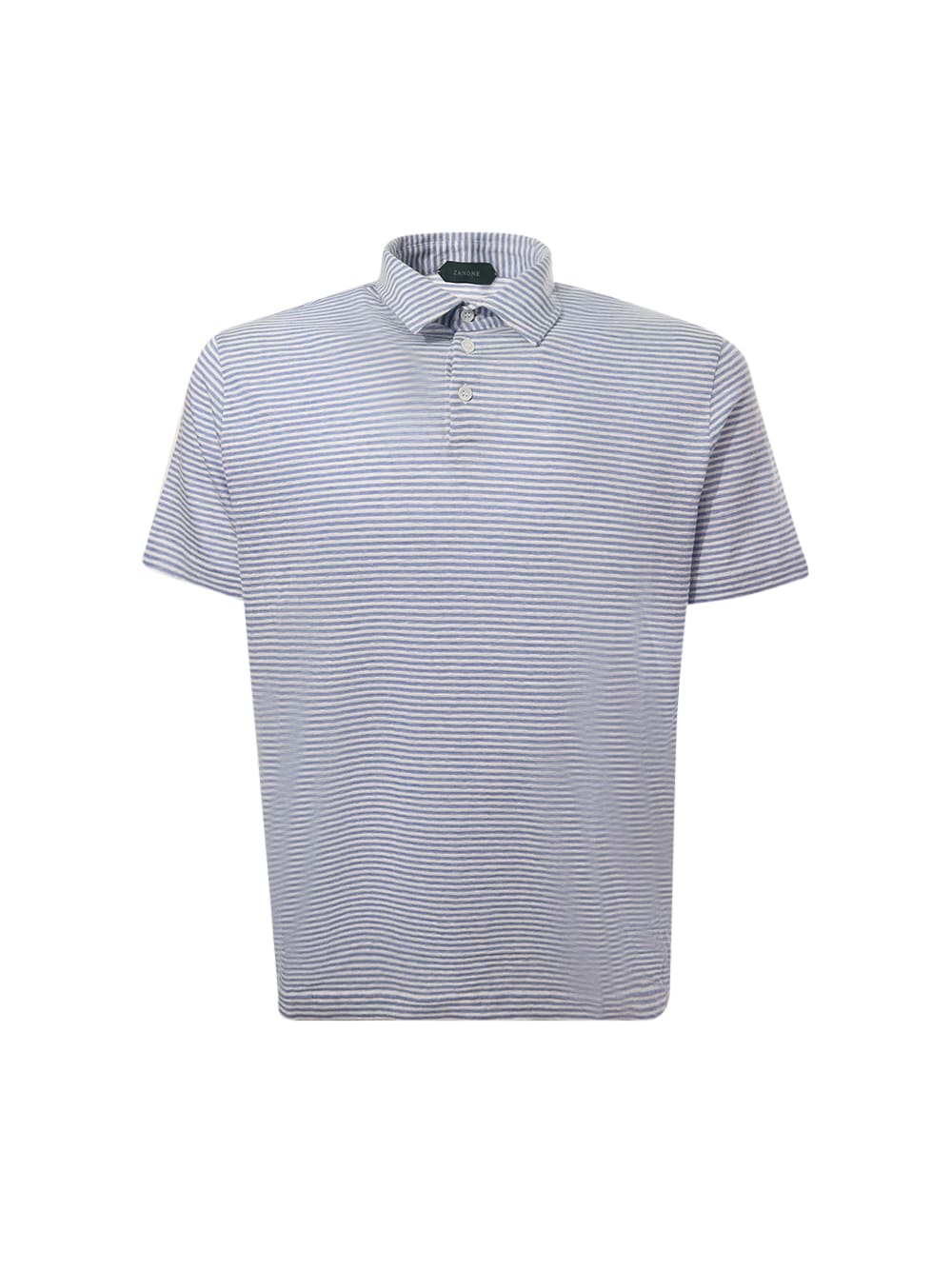 Shop Zanone Polo  In Greggio Cielo