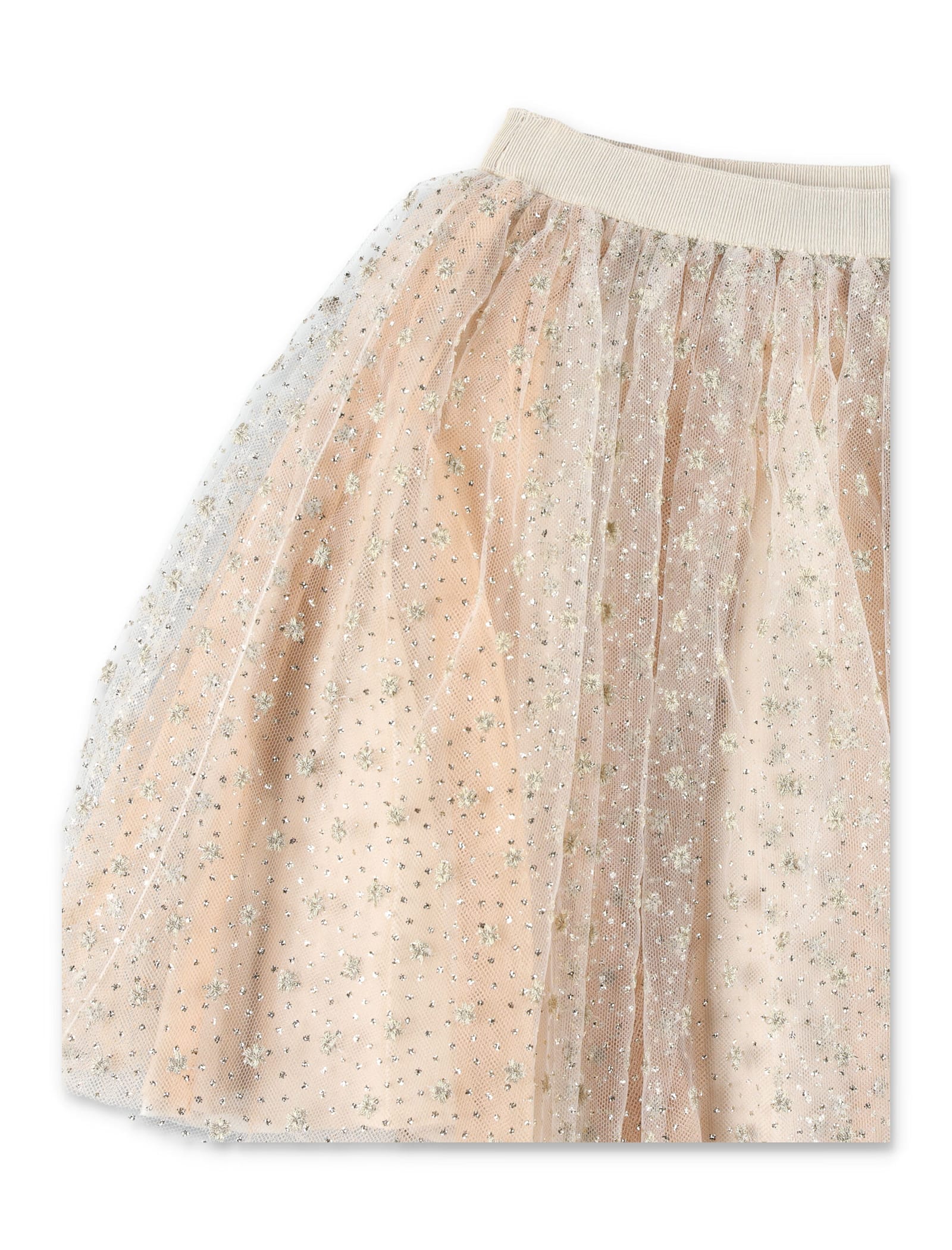 Bonpoint Embroidered Tulle Skirt In Animal Print