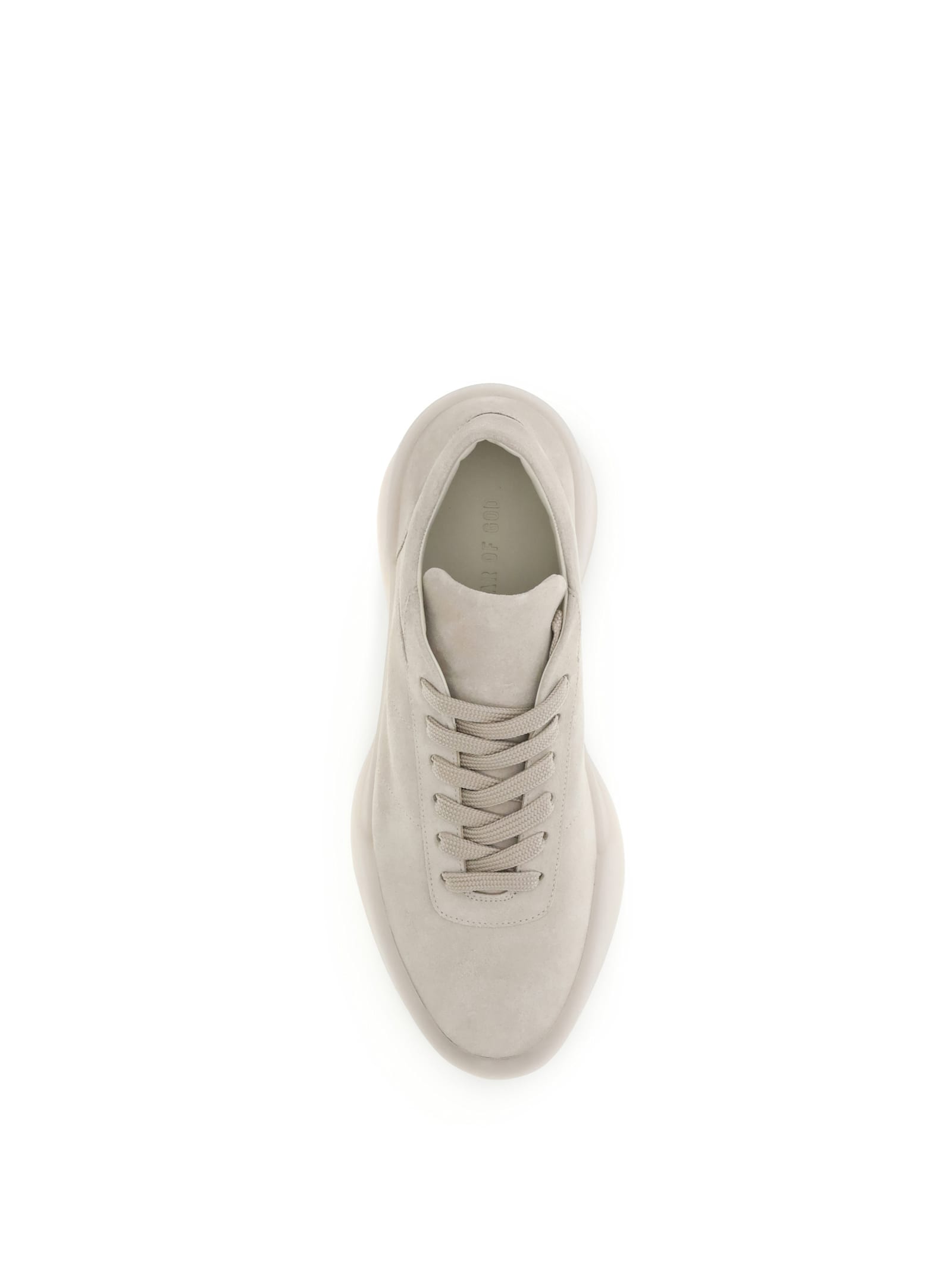 Fear Of God Beige Rubber Athletic Sneakers In Multi