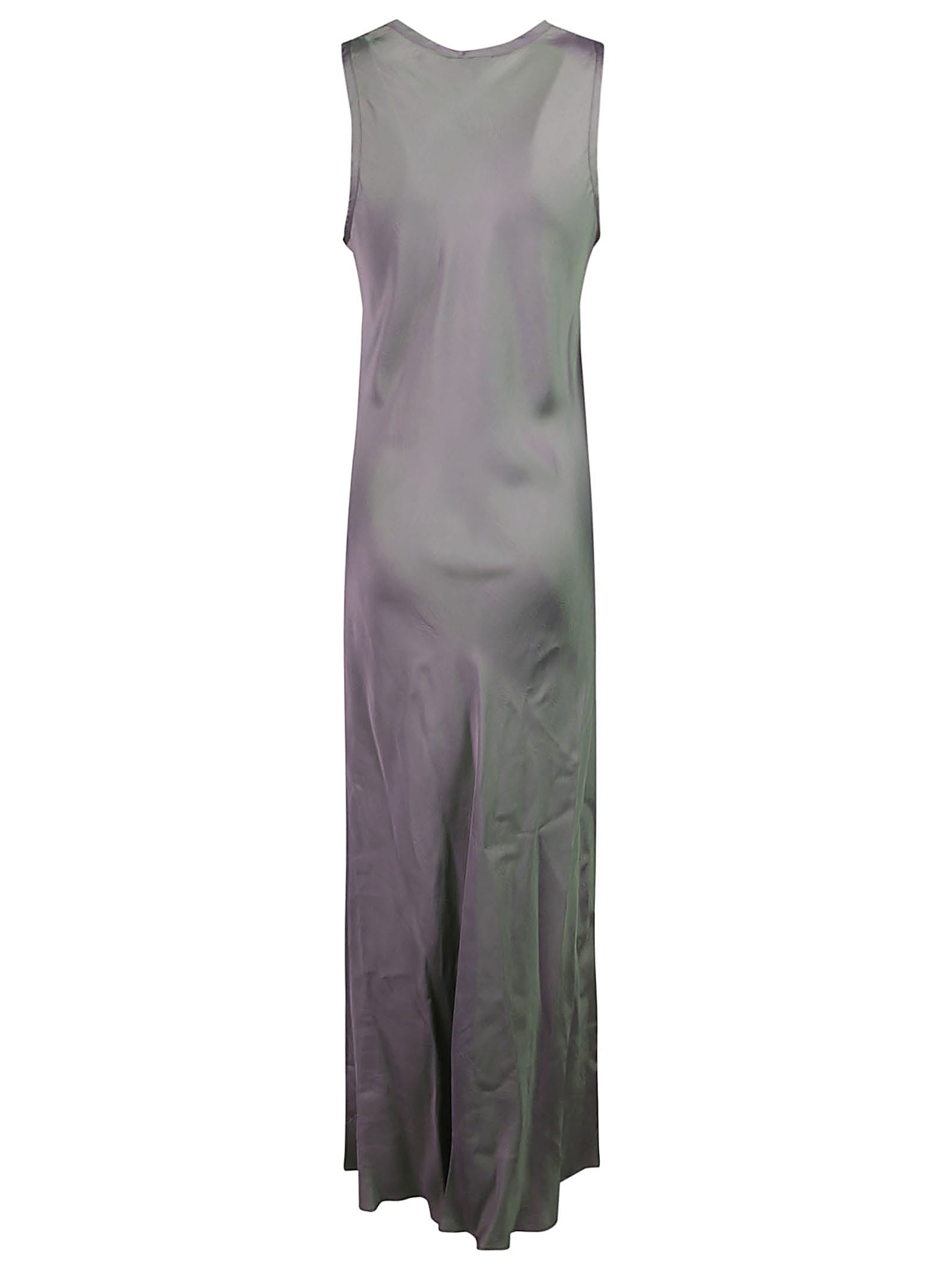 Shop Aspesi Sleeveless Long-length Dress In Green