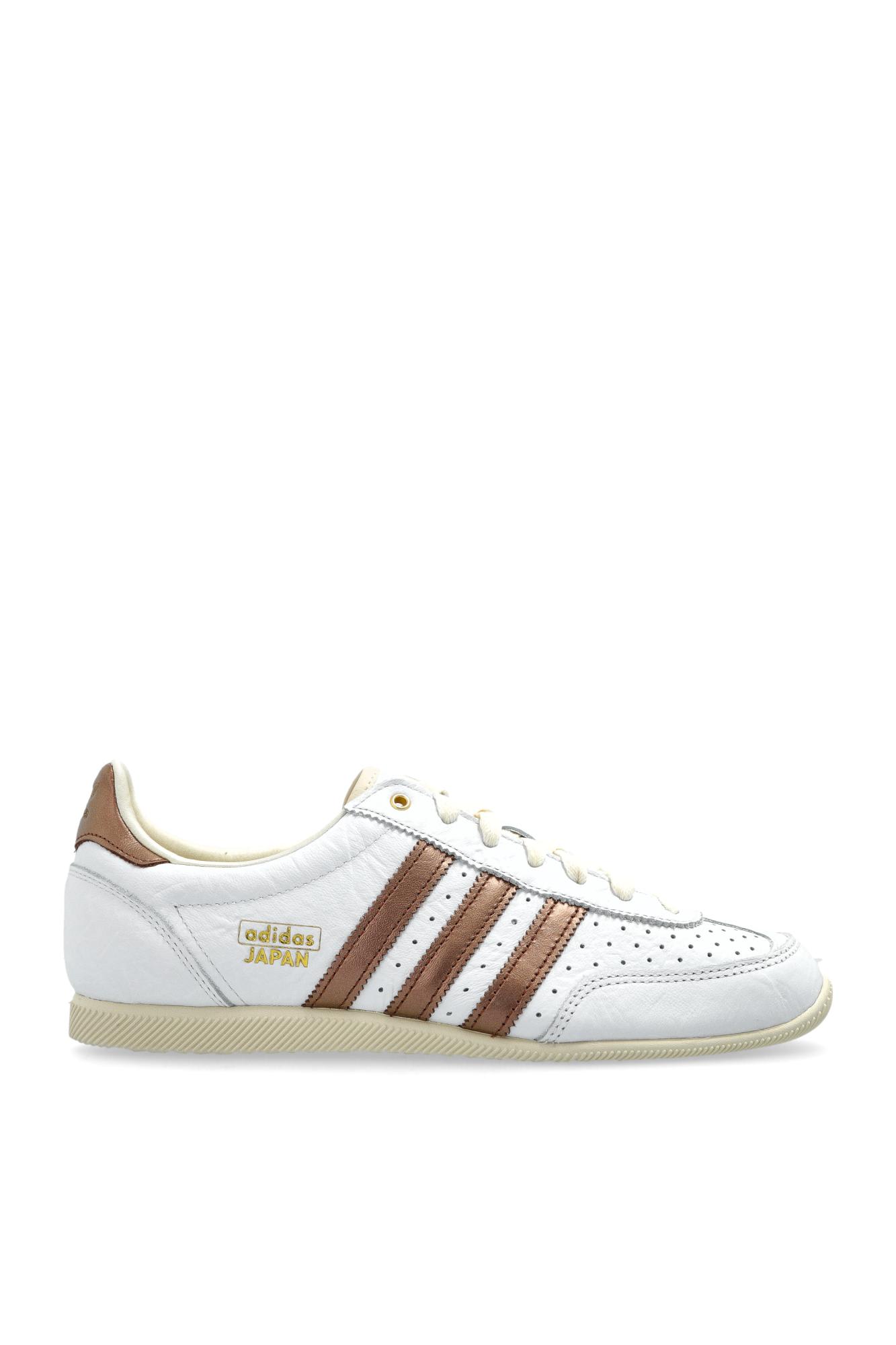 Adidas Originals Womens White Preloved Brown Cre Japan Leather Low-top Trainers In Multi