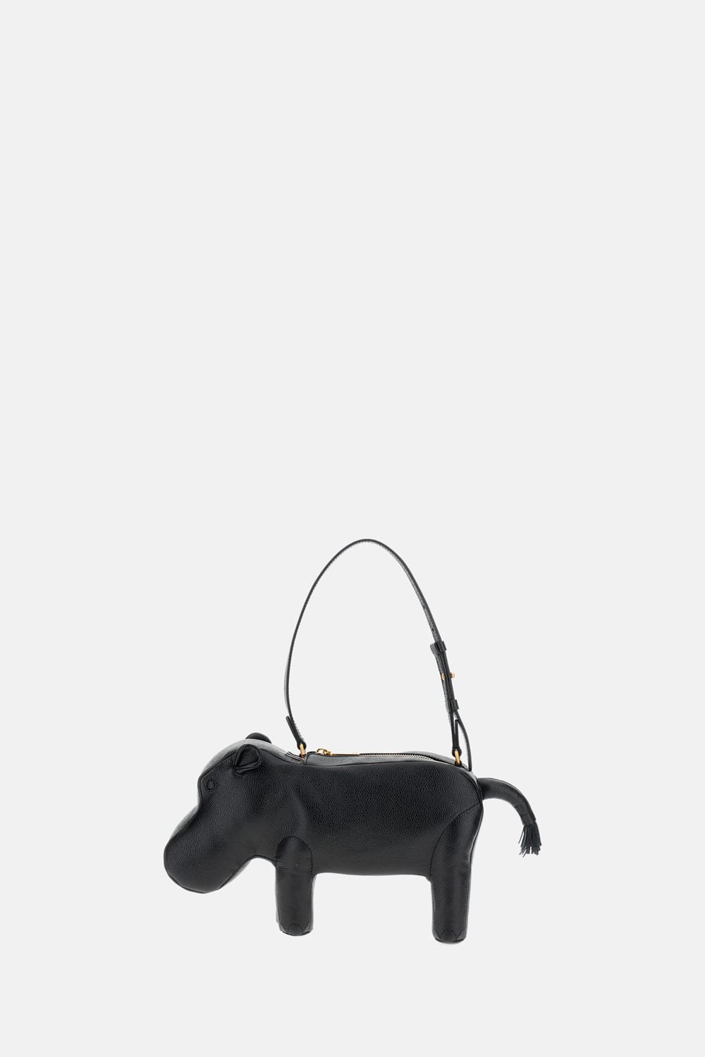 Thom Browne Hippo Baguette Bag In Black