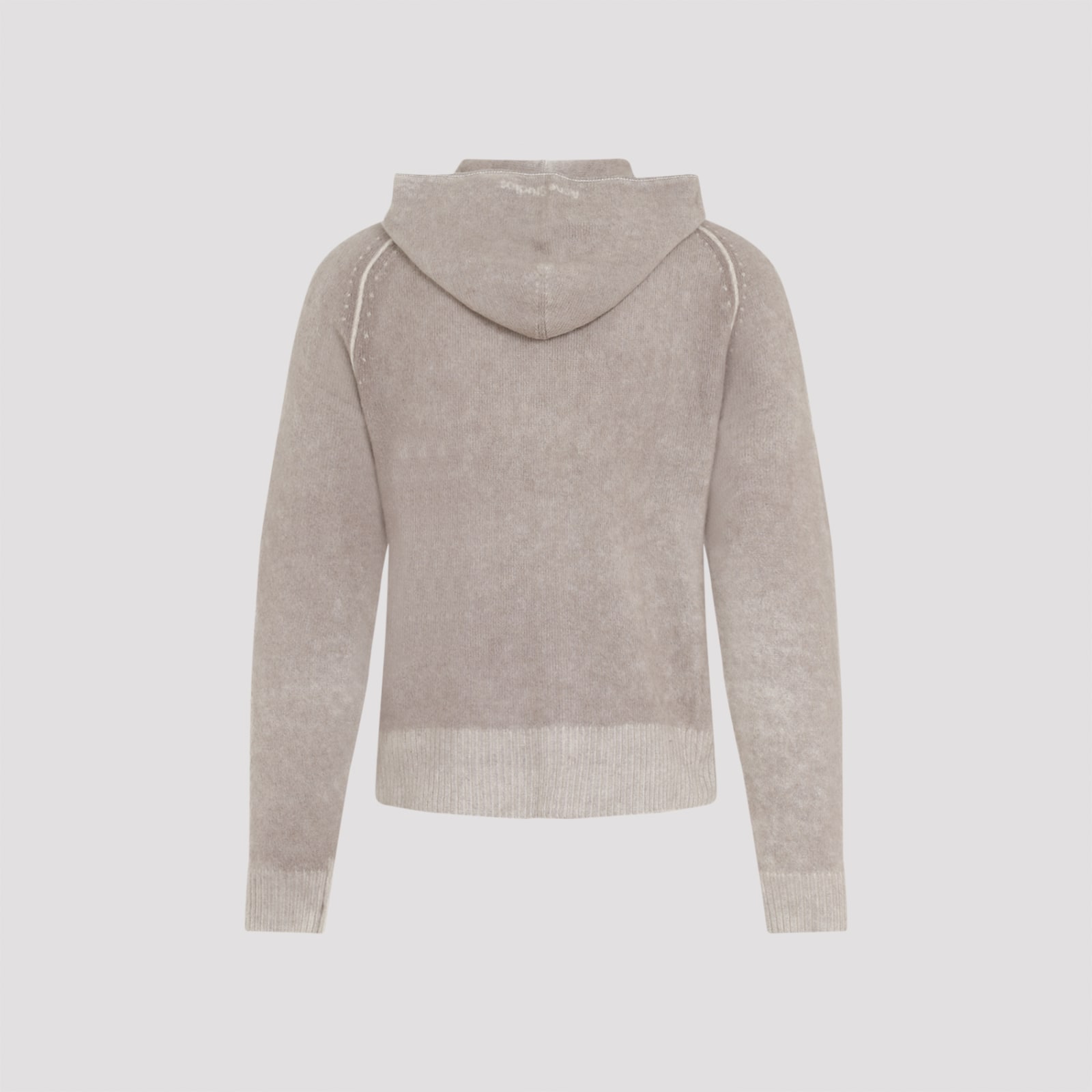 Shop Acne Studios Full Zip Cardigan In Aek Beige