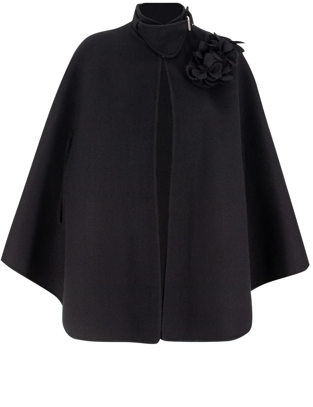 Shop Ermanno Scervino Overcoat In Black