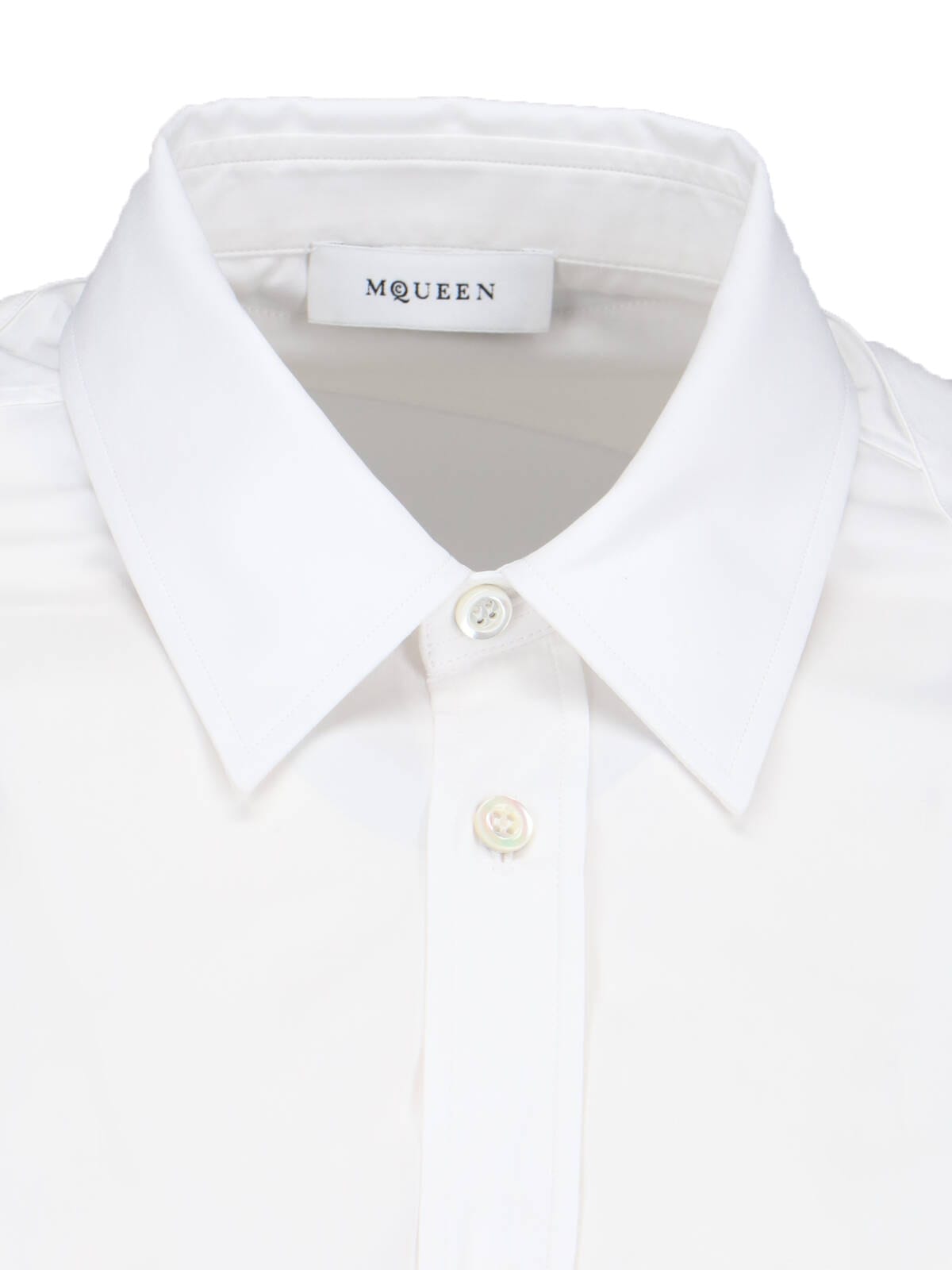 Alexander Mcqueen Alexander Mc Queen Harness Shirt In Opticalwhite