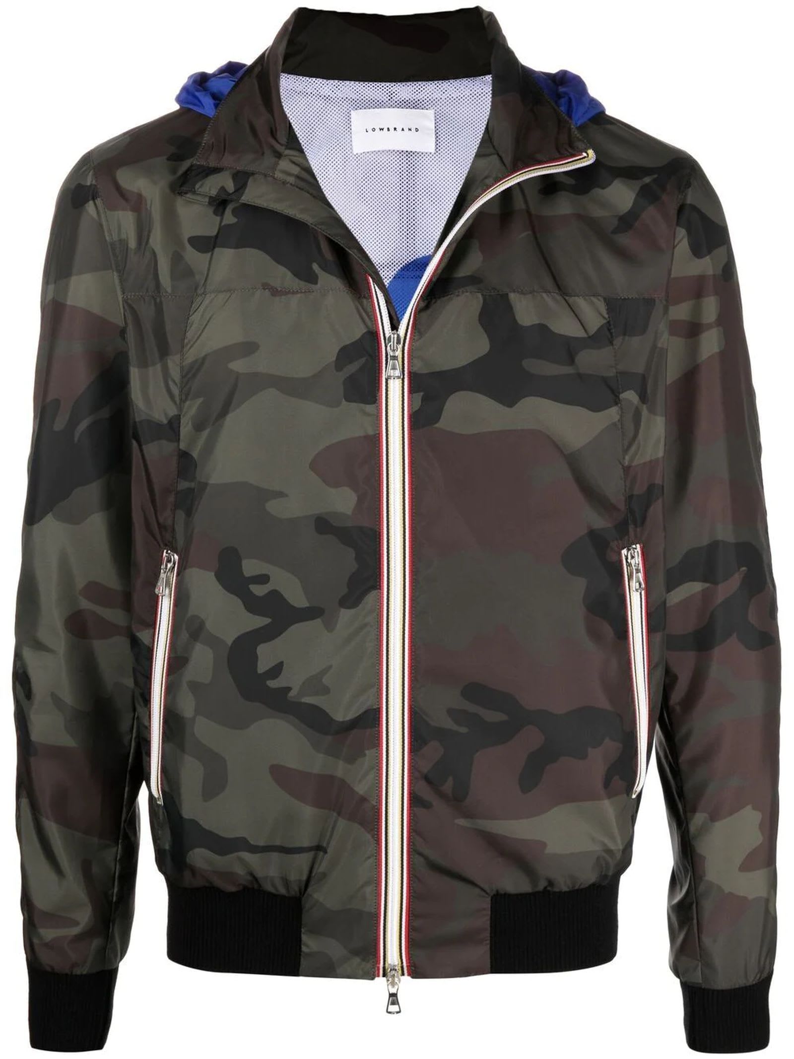 Low Brand Camouflage-print Bomber Jacket