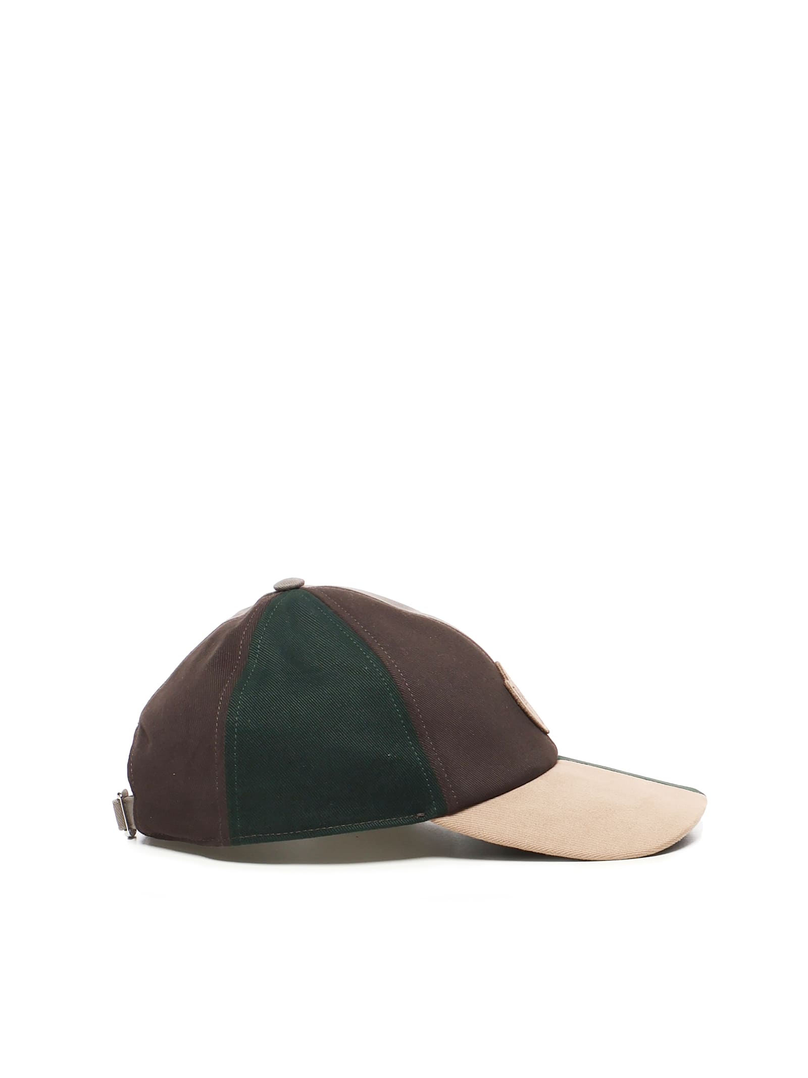 Fendi Crest Embroidered Panelled Cap