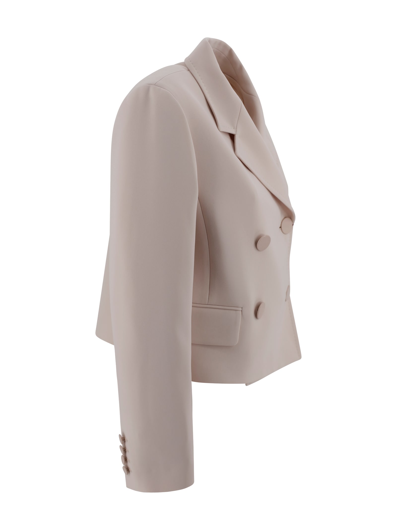 Max Mara Double-breasted Jacket In Neutral